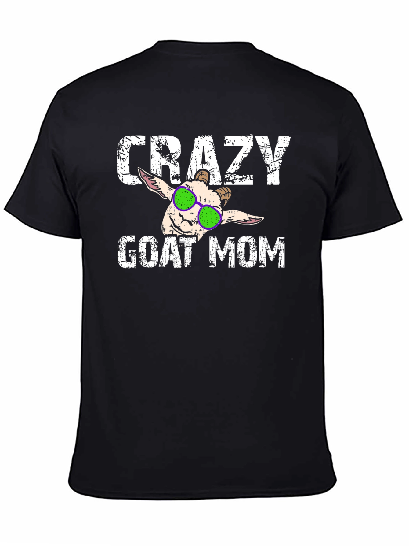 Crazy Goat Mom T-Shirt - Funny Animal Lover Tee