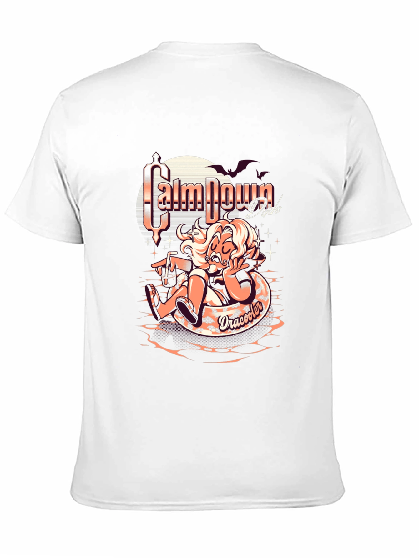Calm Down Dude Dracooler Graphic T-Shirt