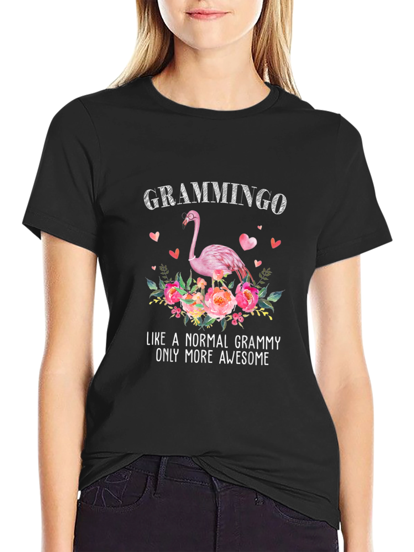 Grammingo T-Shirt - Awesome Grammy Flamingo Tee