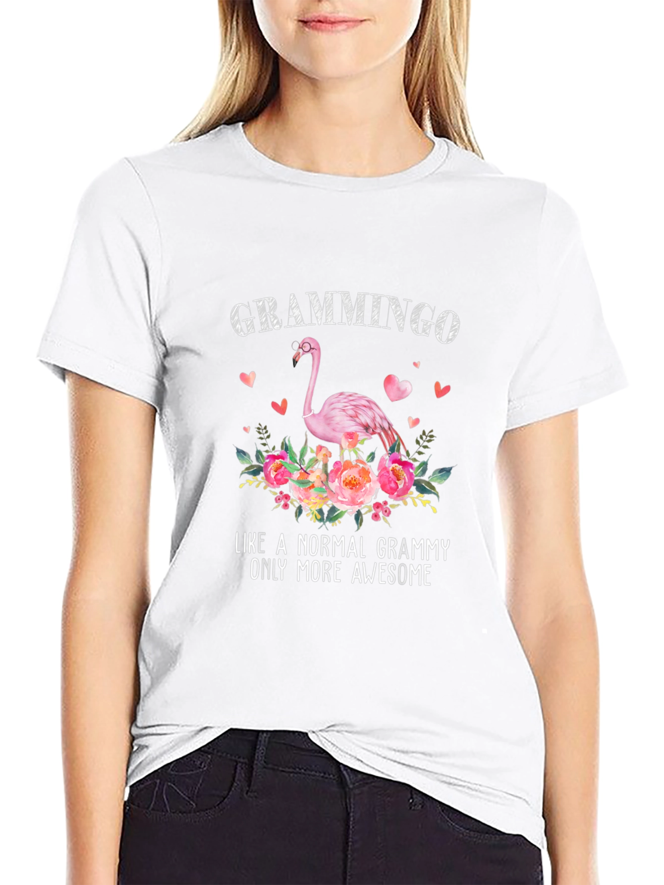 Grammingo T-Shirt - Awesome Grammy Flamingo Tee