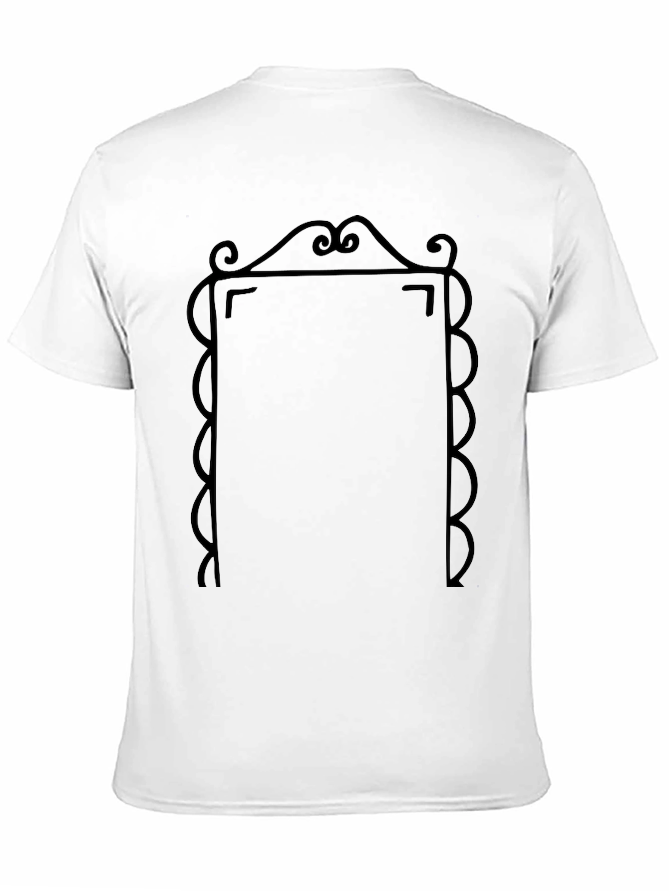 Ornate Frame Graphic Tee - Unique Design