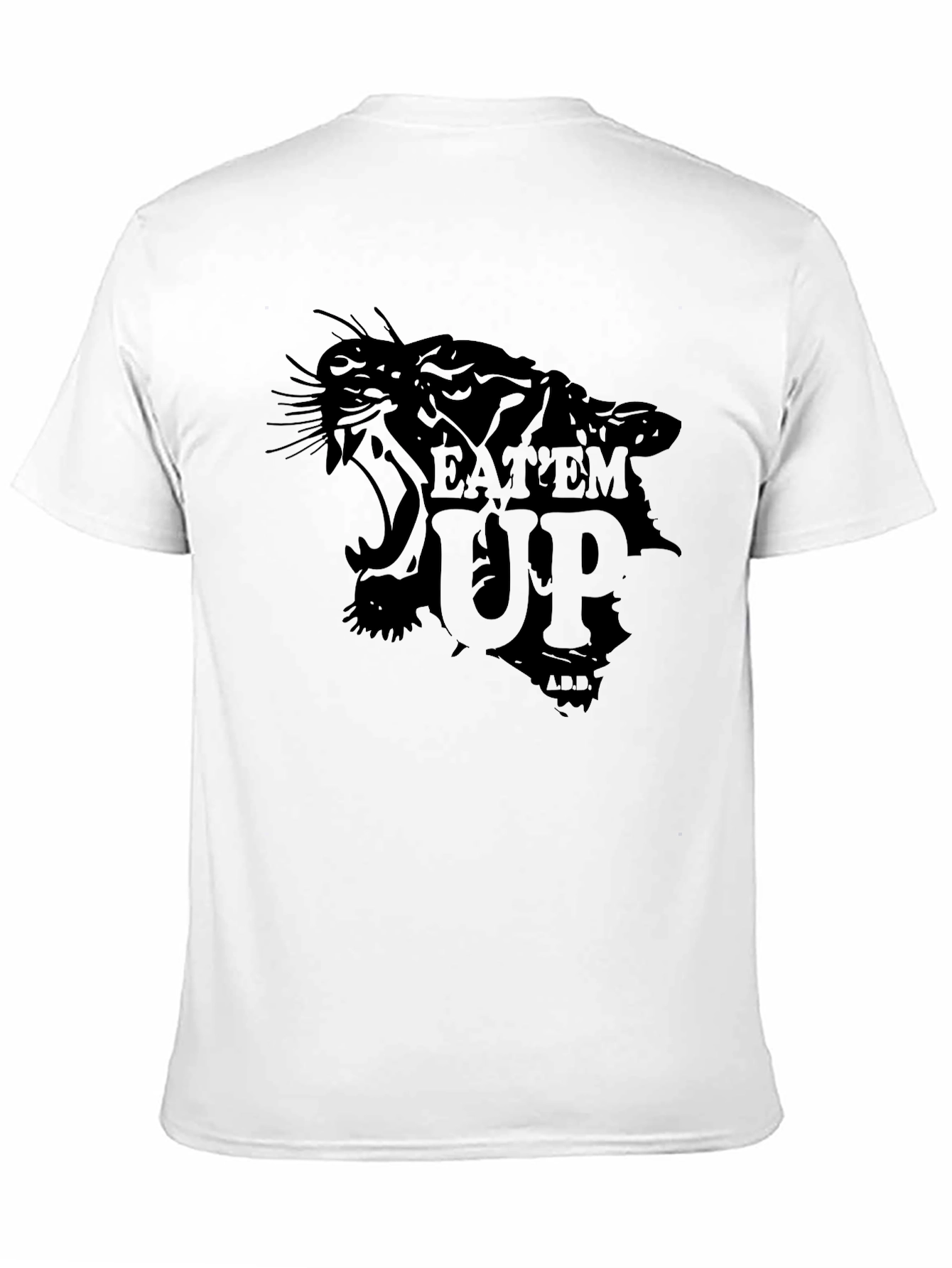 EatEm Up Graphic Print Black T-Shirt
