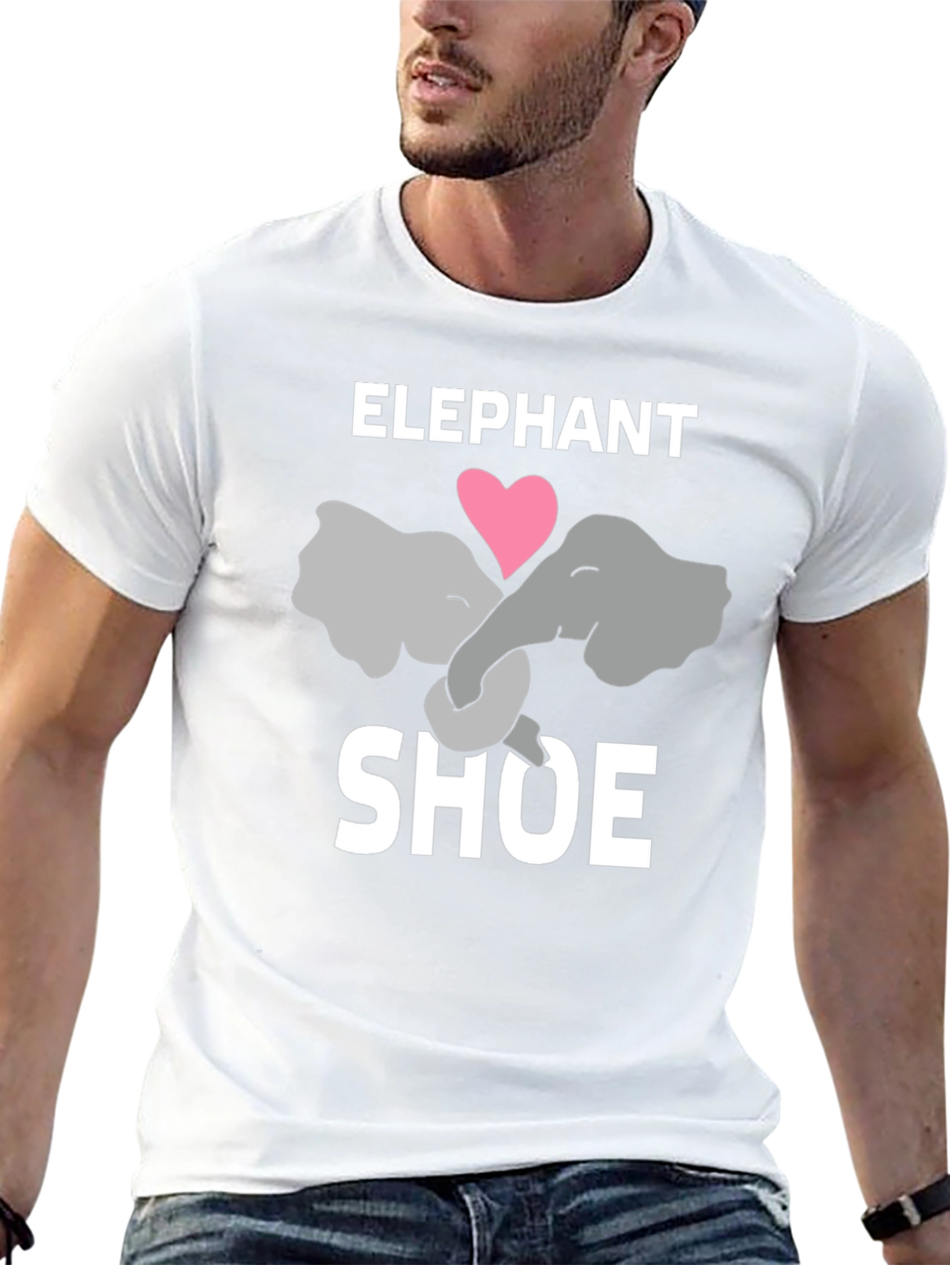 Elephant Shoe Funny T-Shirt