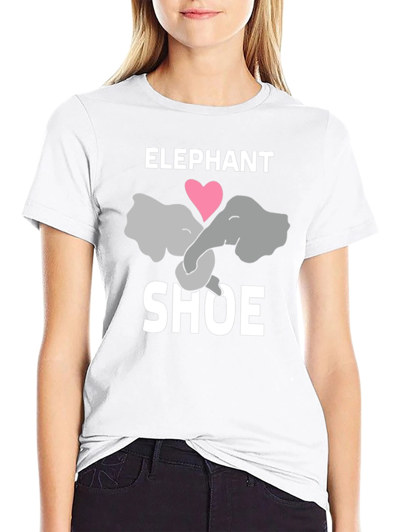 Elephant Shoe Funny T-Shirt