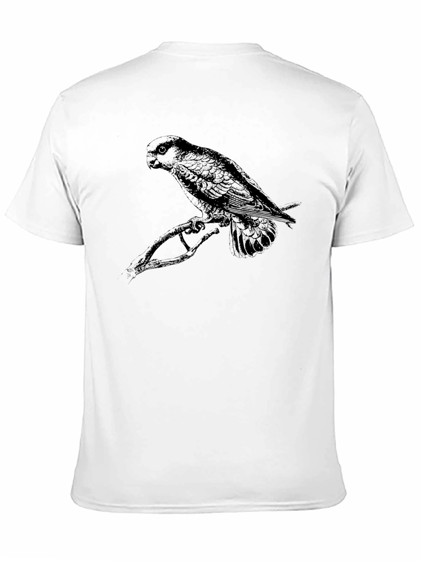 Black Bird Graphic Tee - Mens Casual T-Shirt