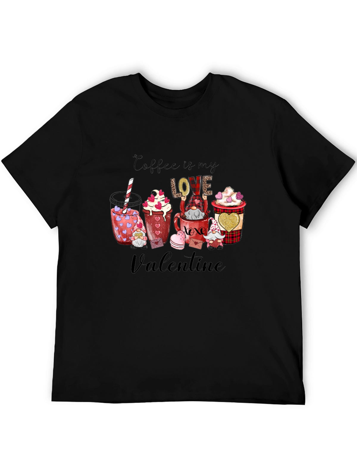 Coffee is My Love Valentine Graphic Tee