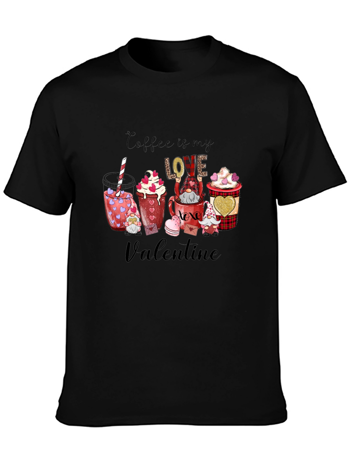 Coffee is My Love Valentine Graphic Tee