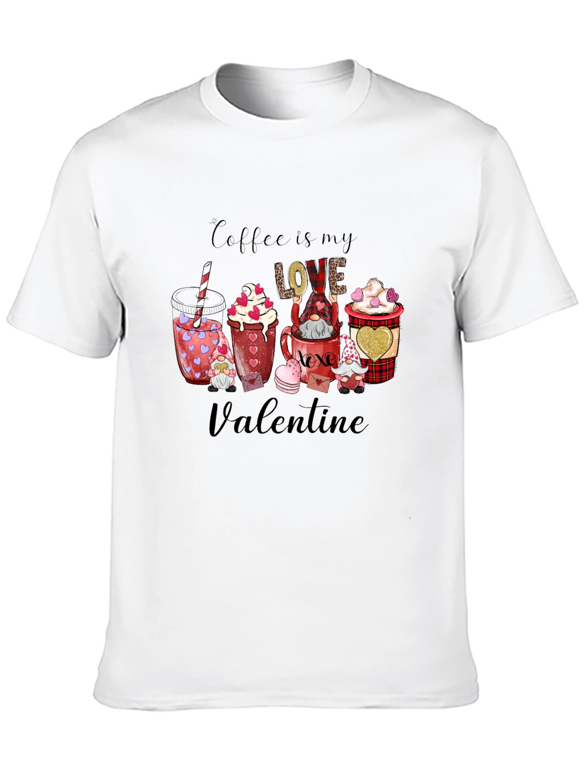 Coffee is My Love Valentine Graphic Tee