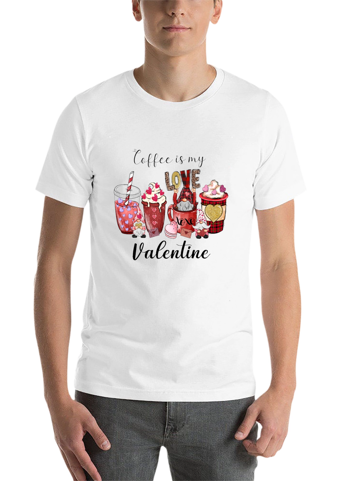 Coffee is My Love Valentine Graphic Tee