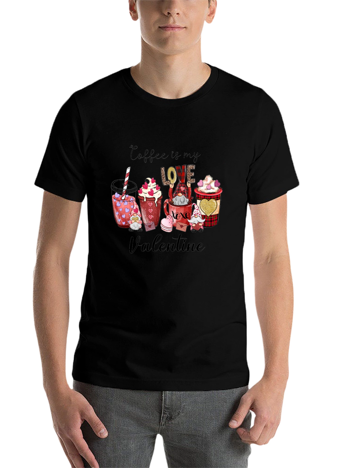 Coffee is My Love Valentine Graphic Tee