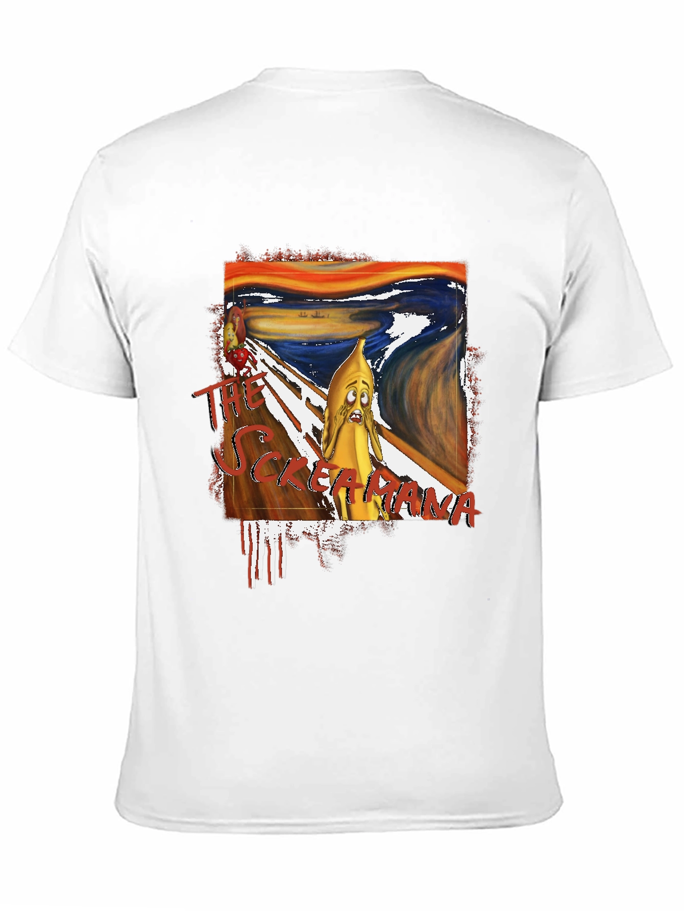 The Scream Banana T-Shirt - Unique Art Tee