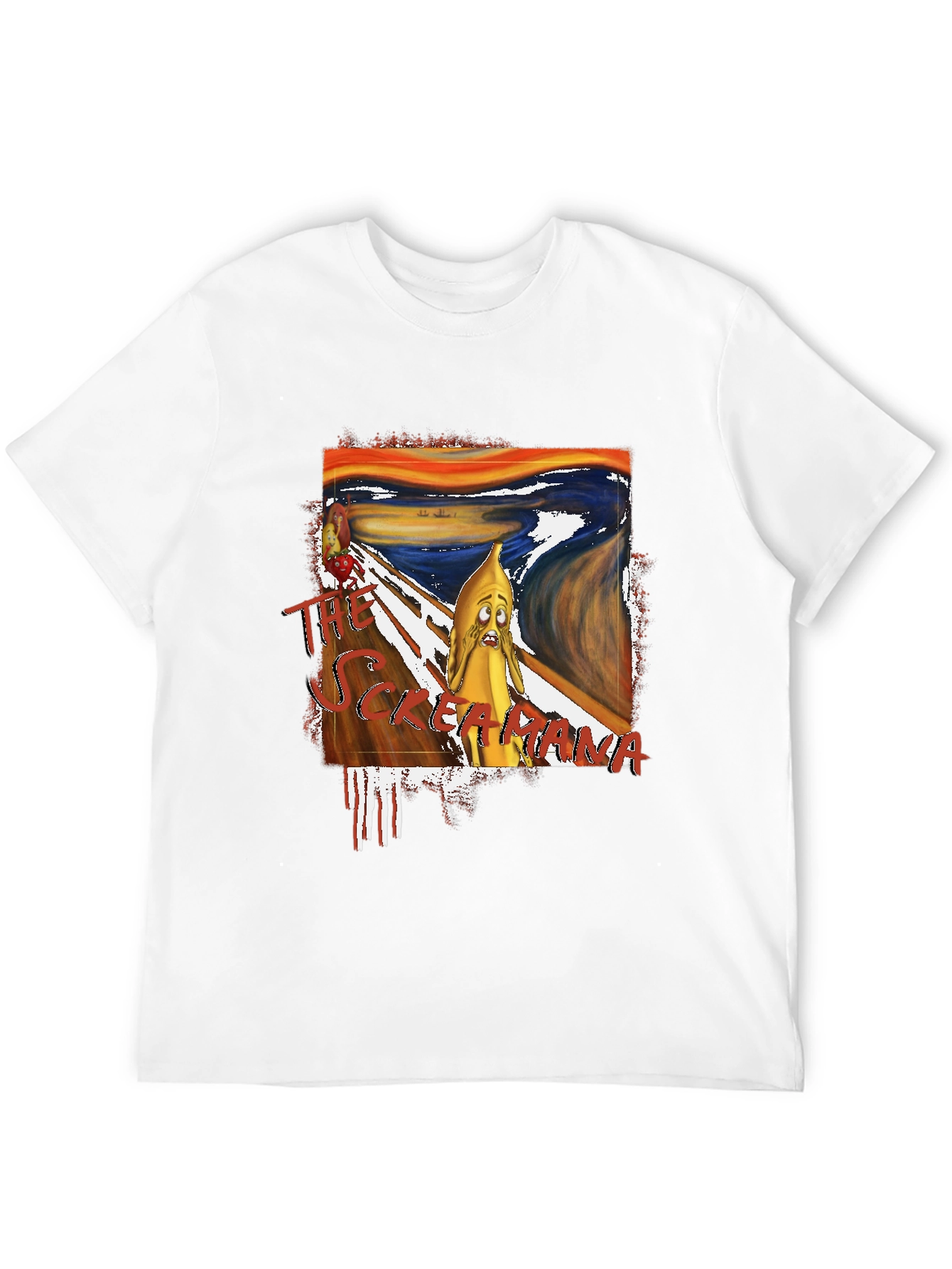 The Scream Banana T-Shirt - Unique Art Tee