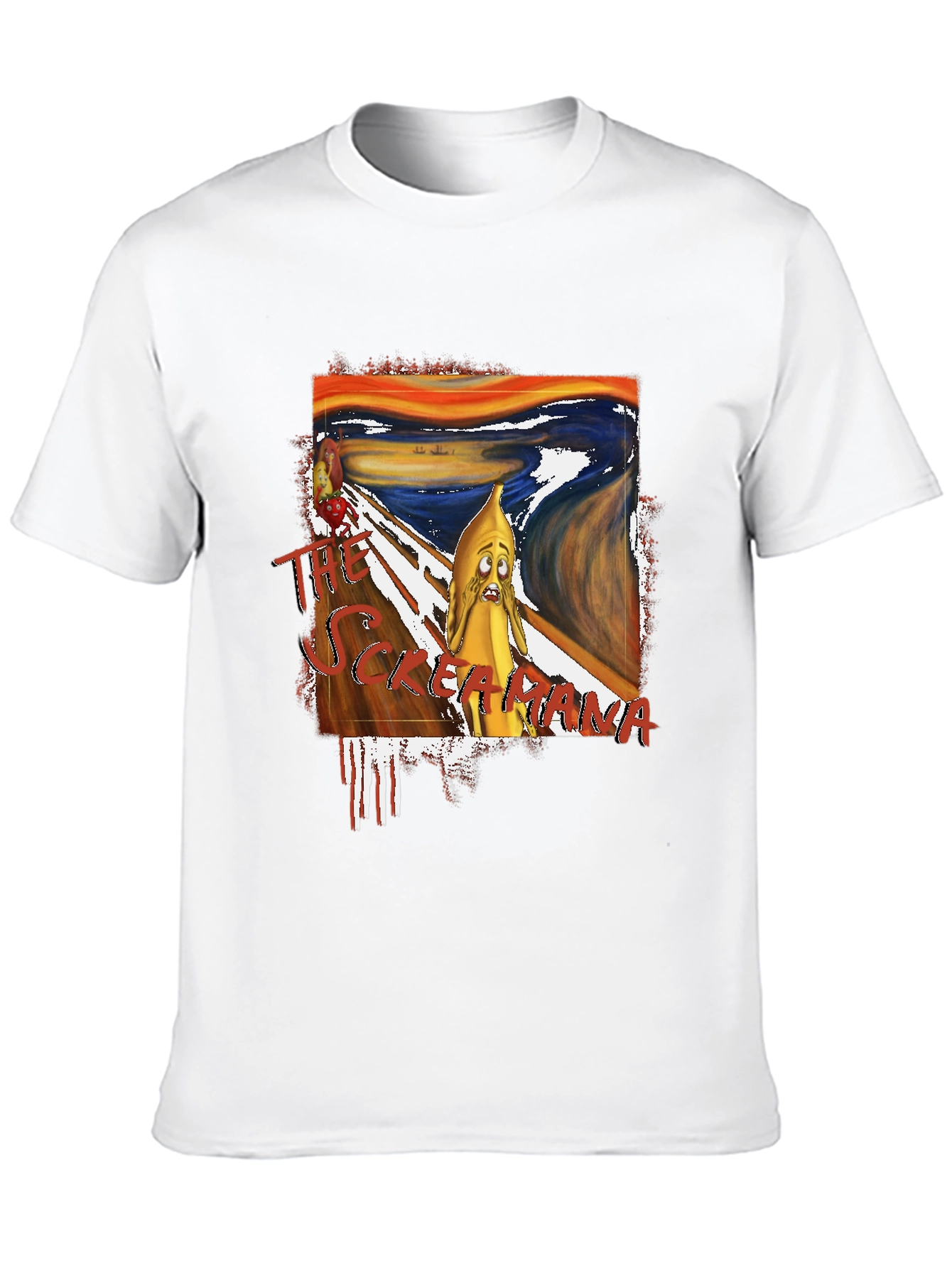 The Scream Banana T-Shirt - Unique Art Tee