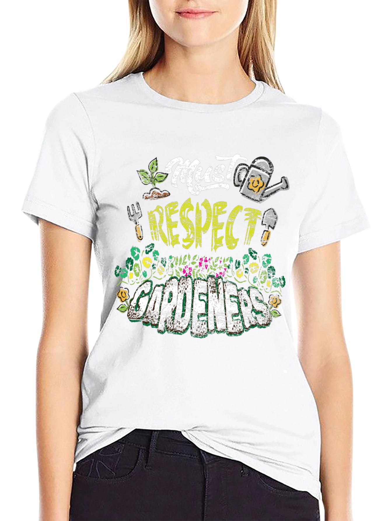 Must Respect Gardeners T-Shirt | Gardening Apparel
