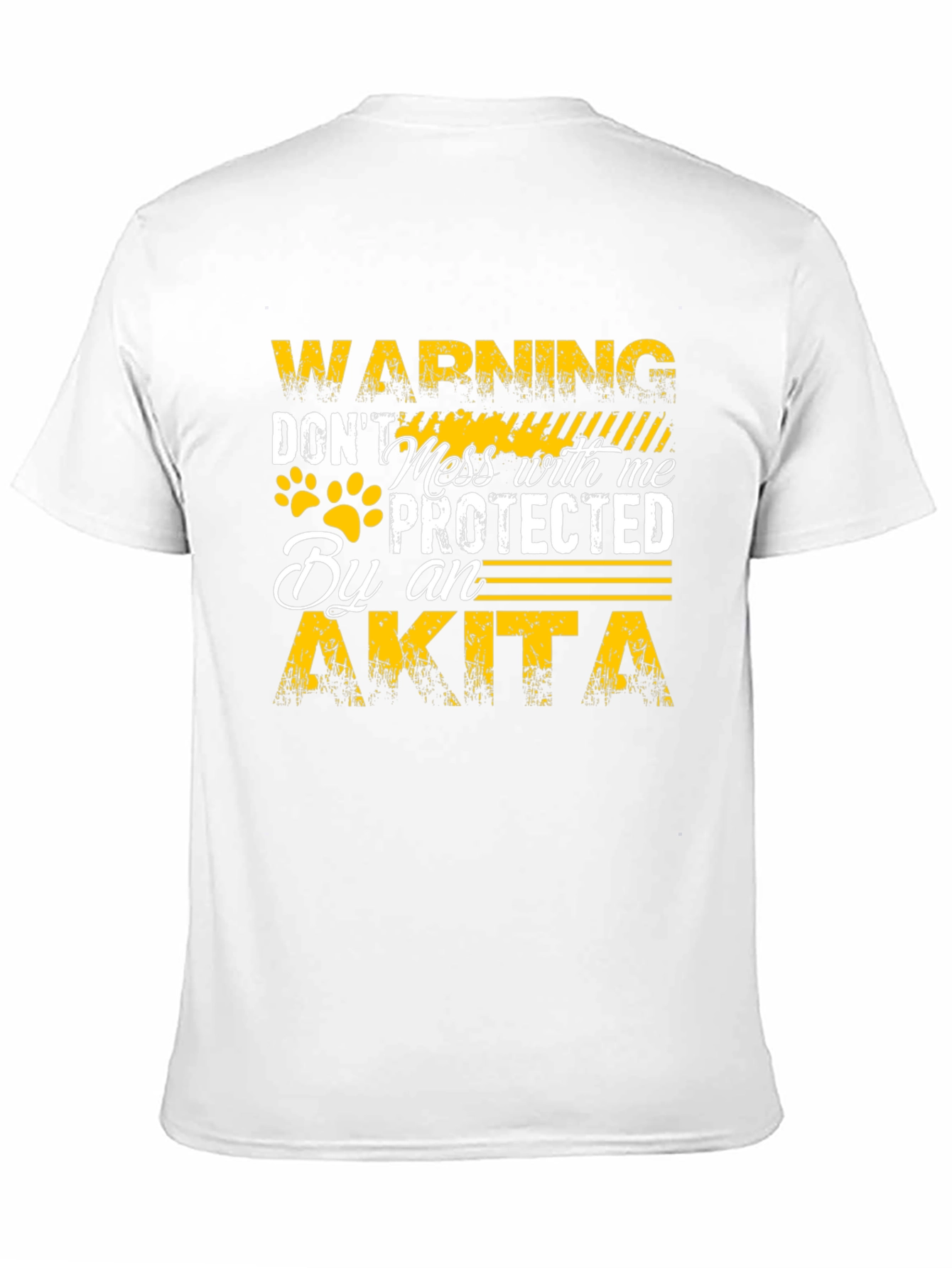 Warning Protected By An Akita T-Shirt