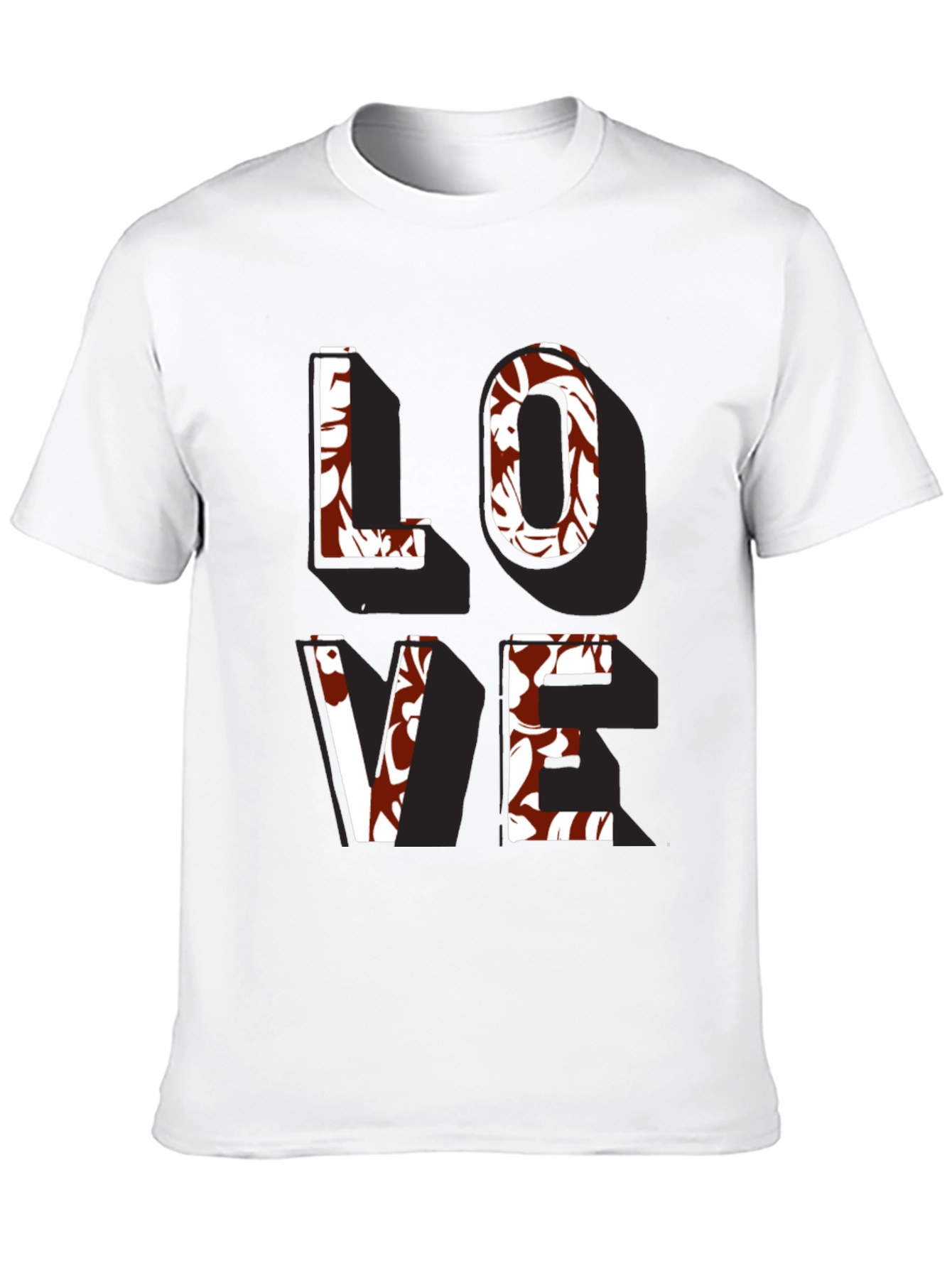 Floral Love T-Shirt - Stylish Graphic Tee
