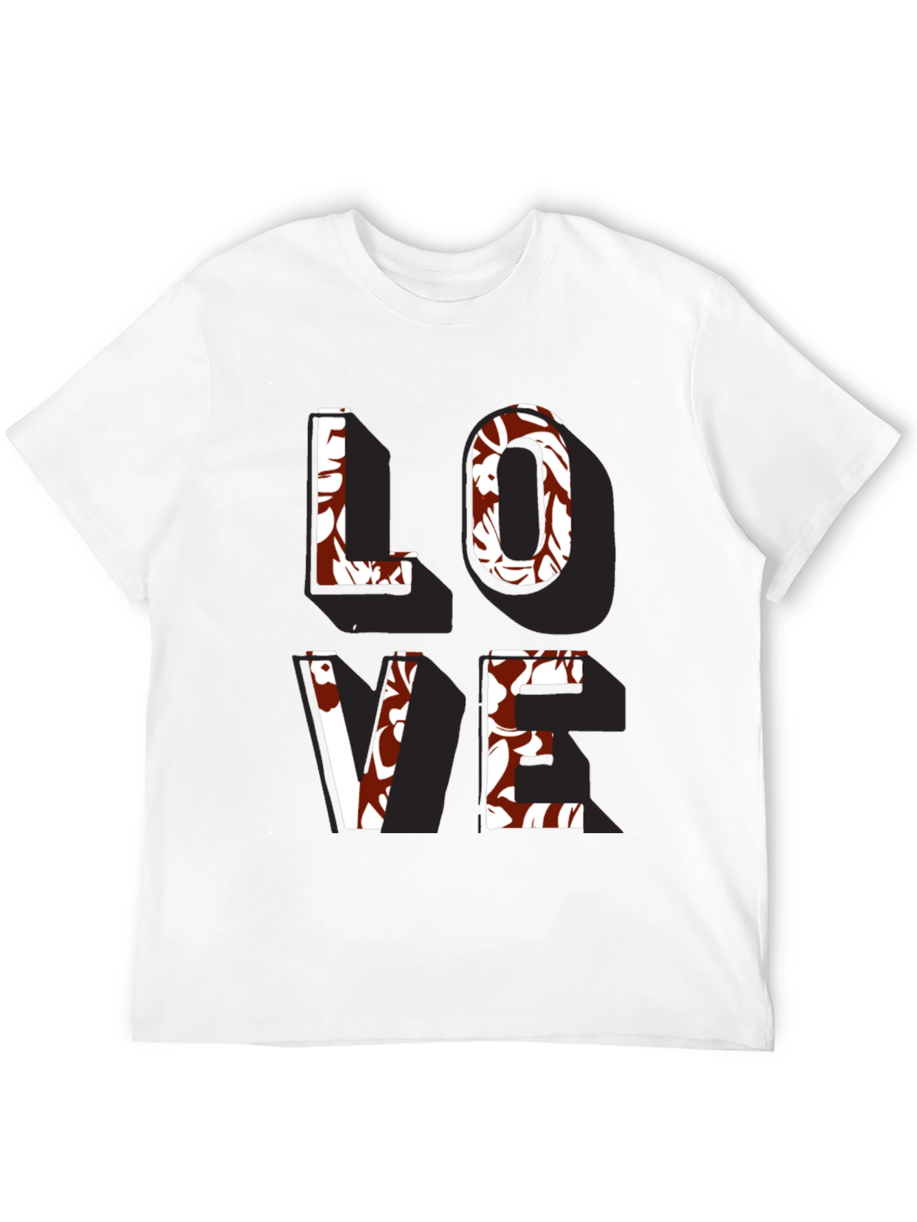 Floral Love T-Shirt - Stylish Graphic Tee