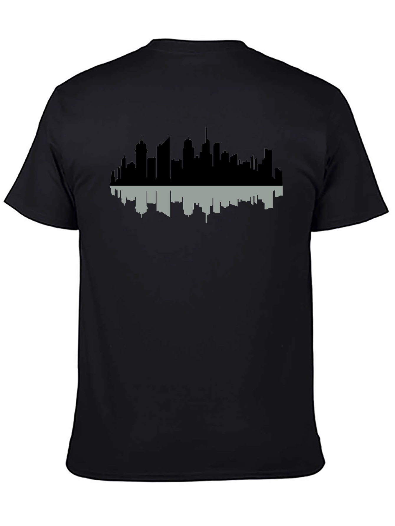 Cityscape Reflection Tee - Modern Graphic Print