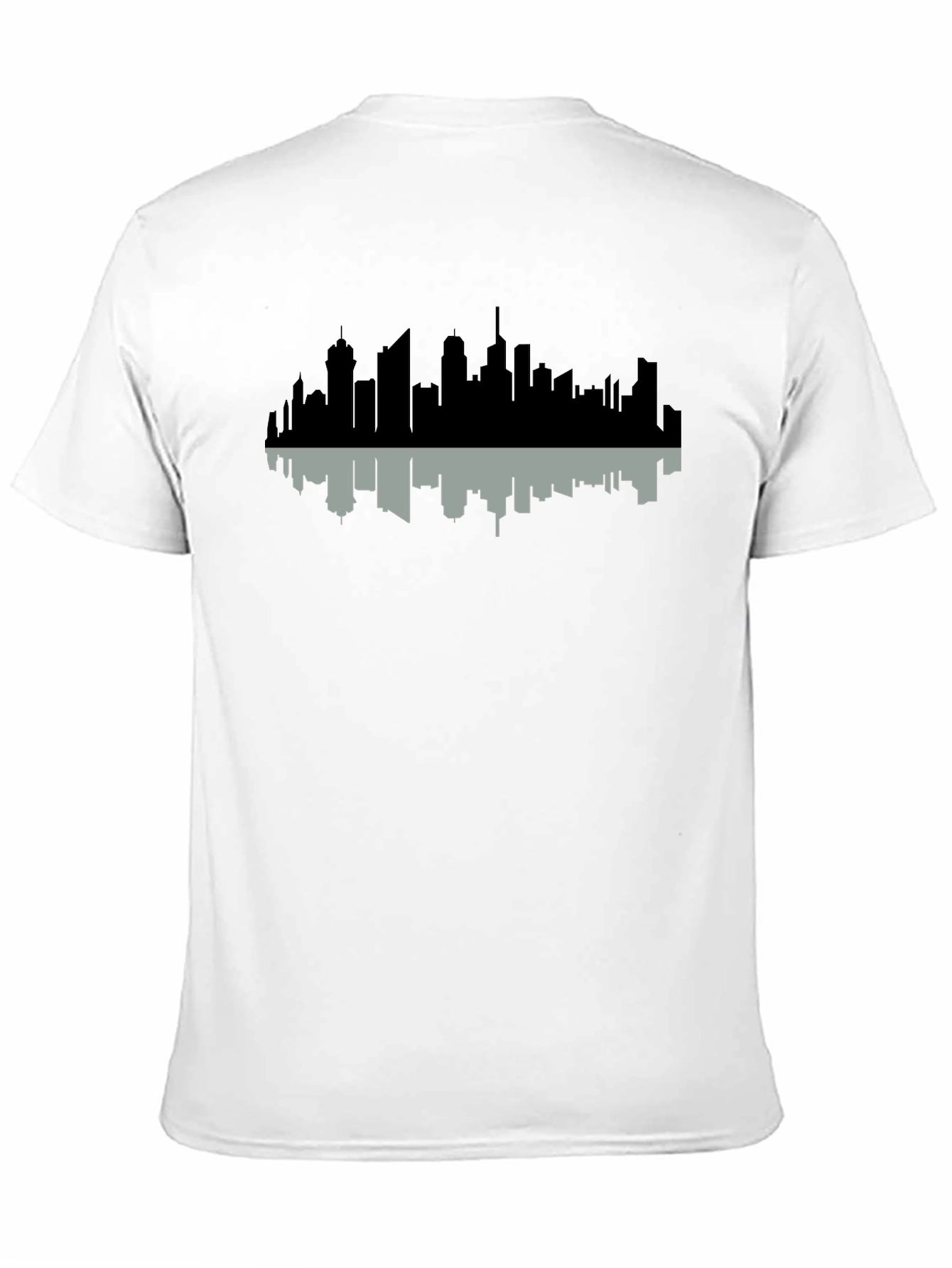 Cityscape Reflection Tee - Modern Graphic Print