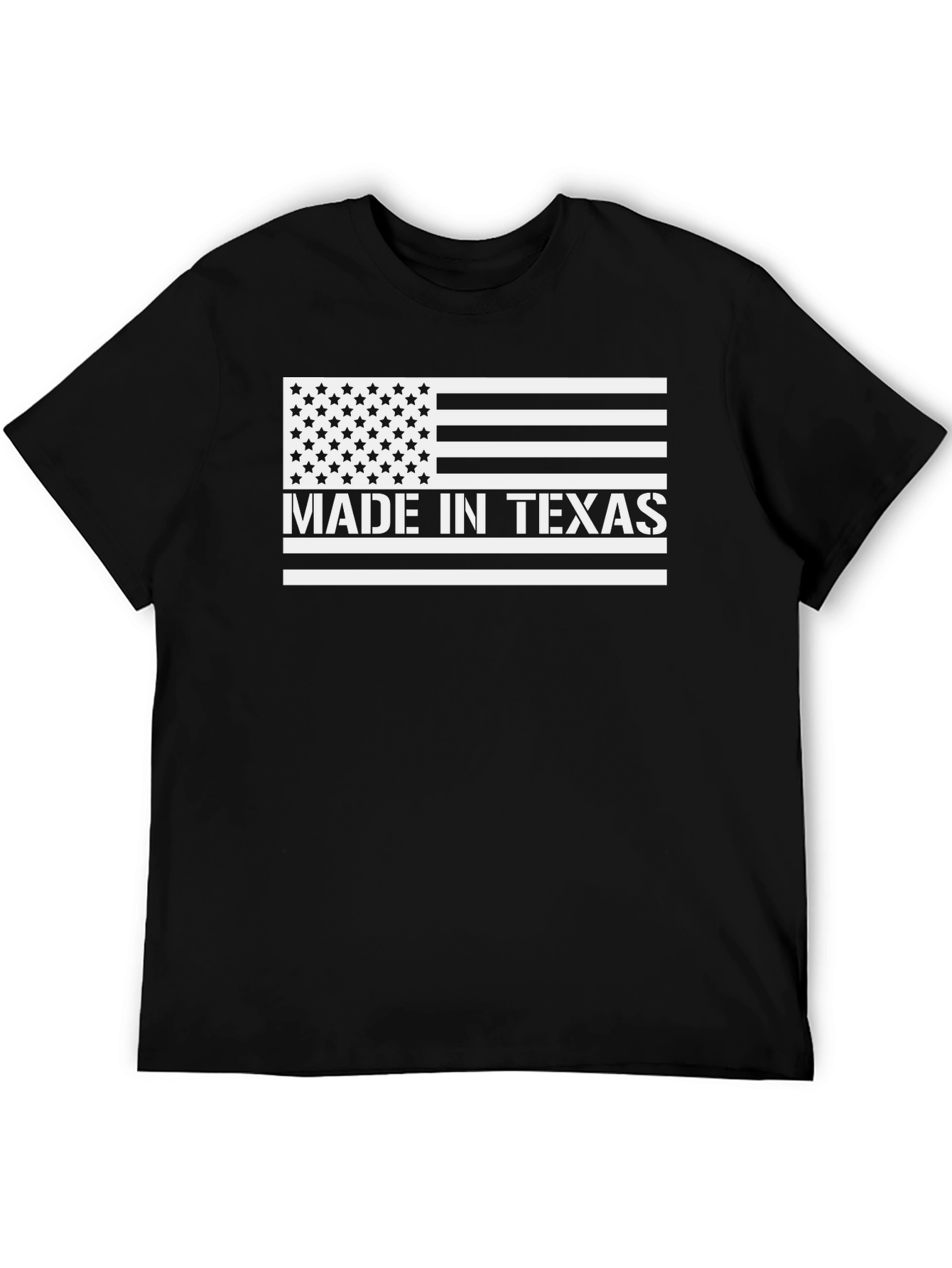 Made in Texas Flag Graphic T-Shirt