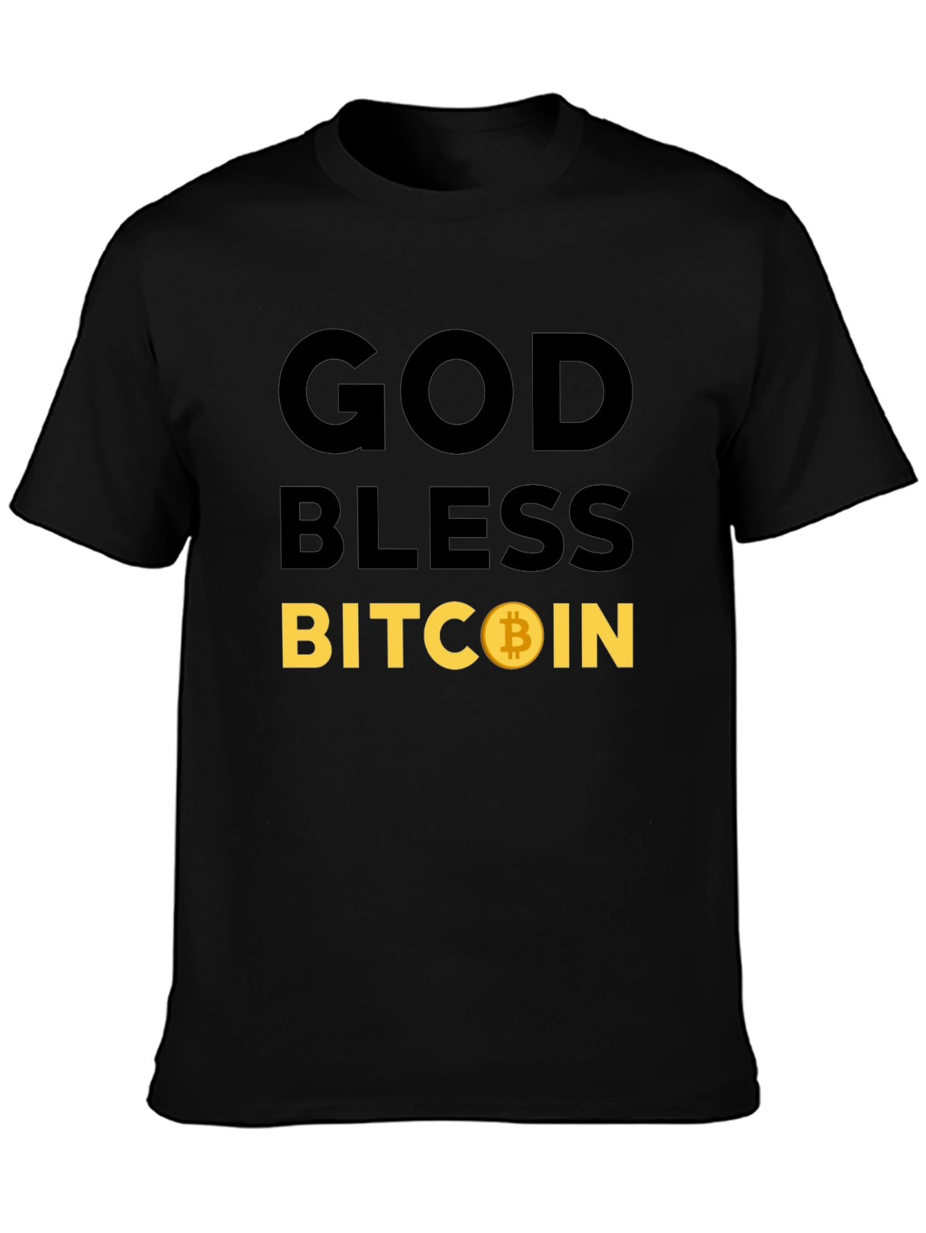 God Bless Bitcoin T-Shirt Crypto HODL Tee
