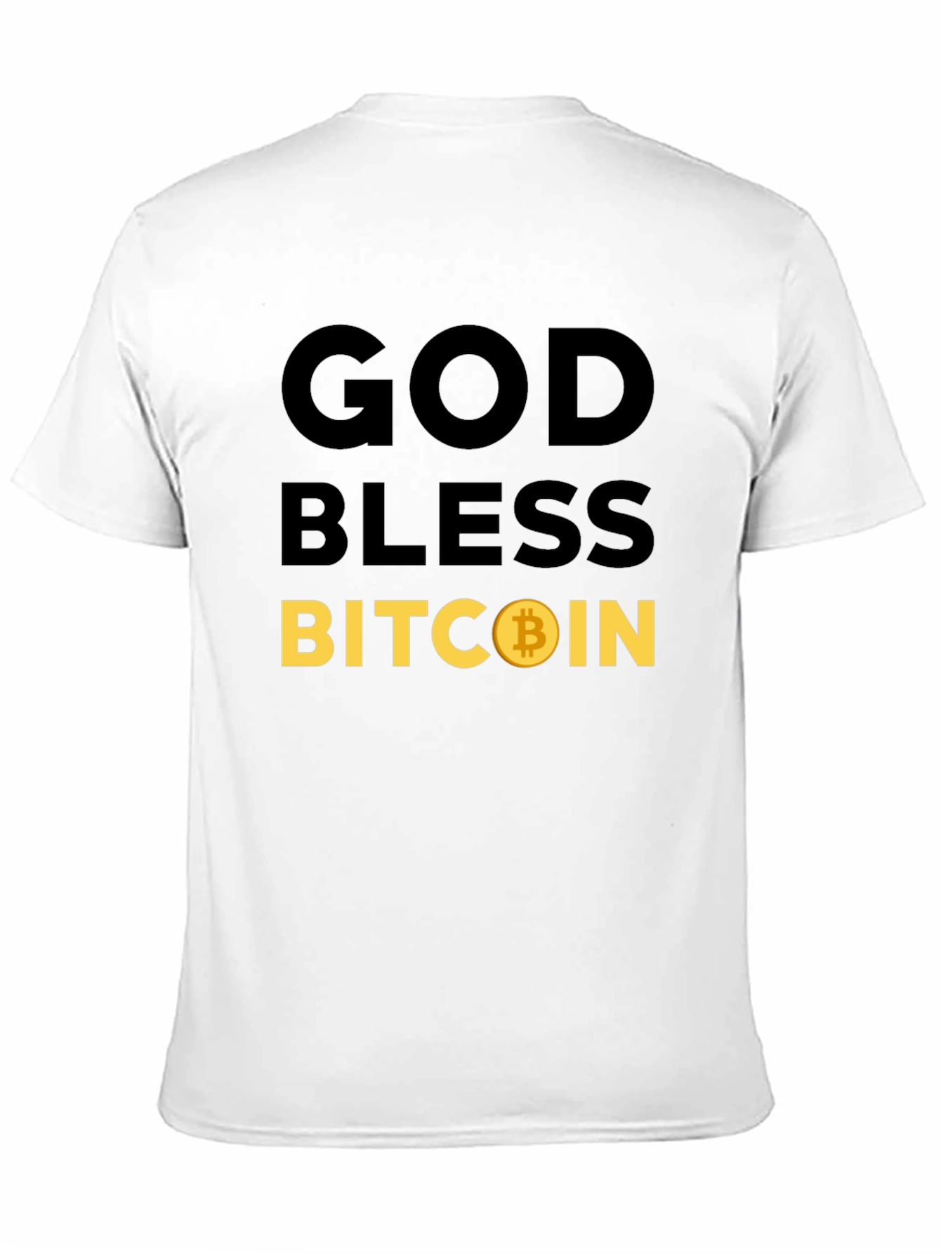 God Bless Bitcoin T-Shirt Crypto HODL Tee