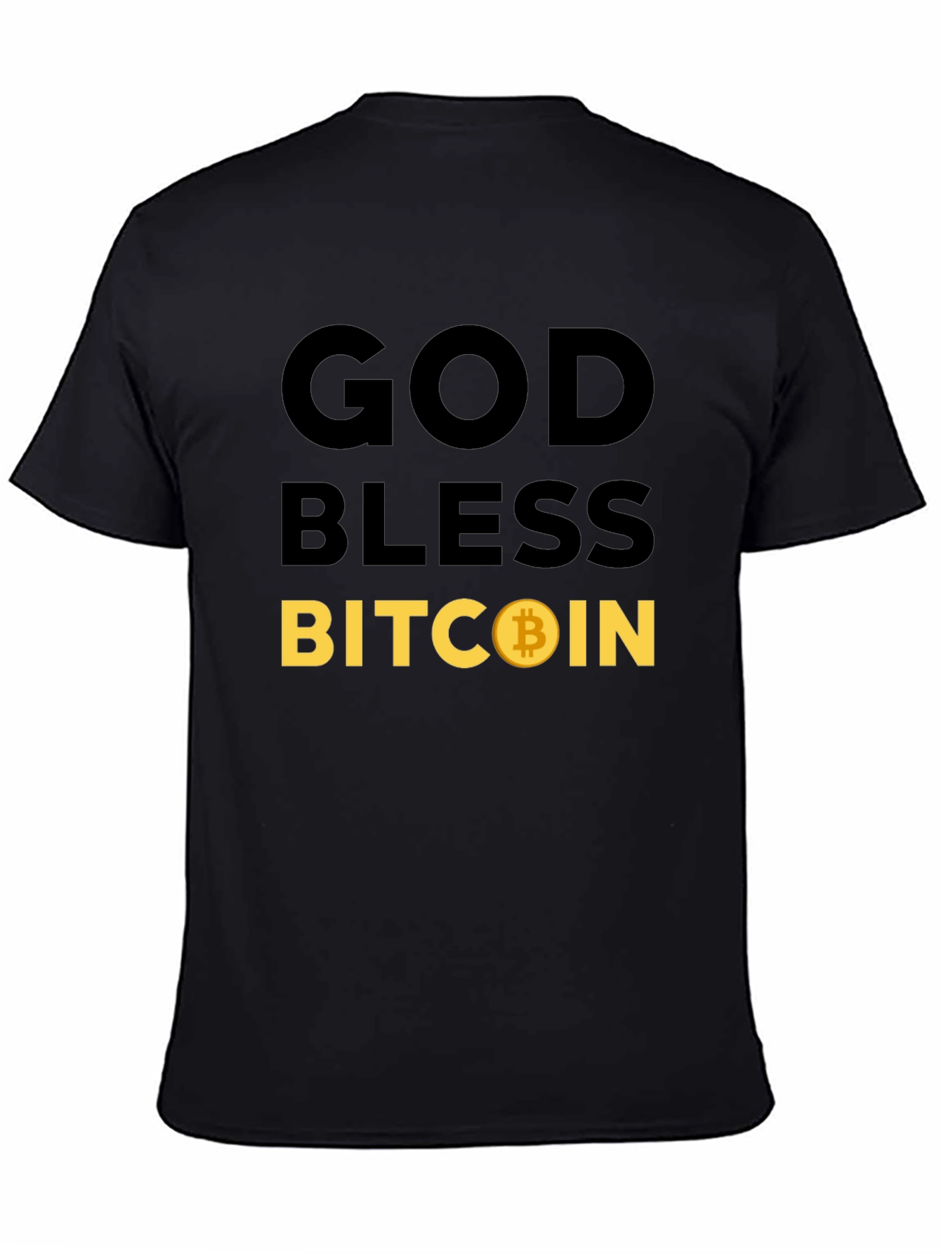 God Bless Bitcoin T-Shirt Crypto HODL Tee