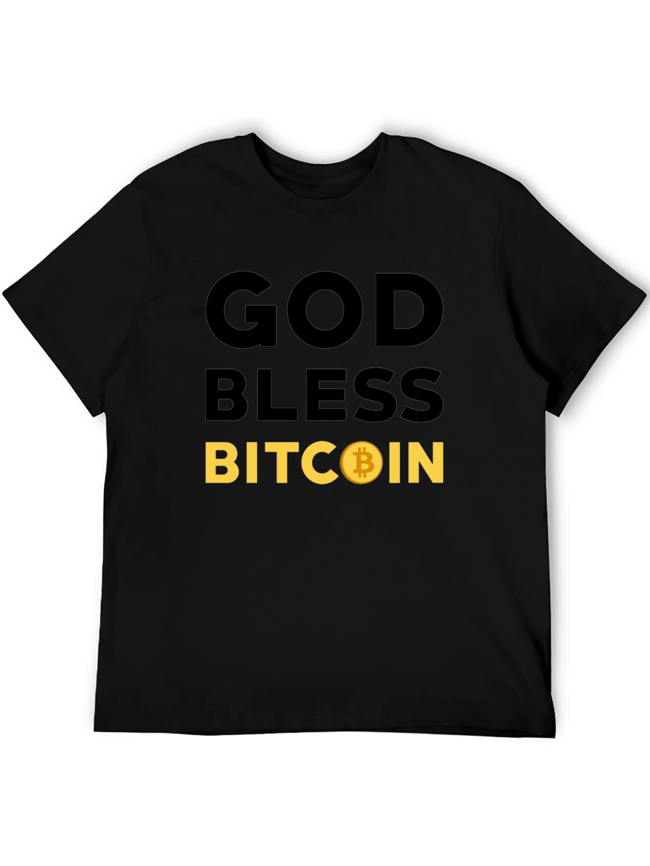 God Bless Bitcoin T-Shirt Crypto HODL Tee