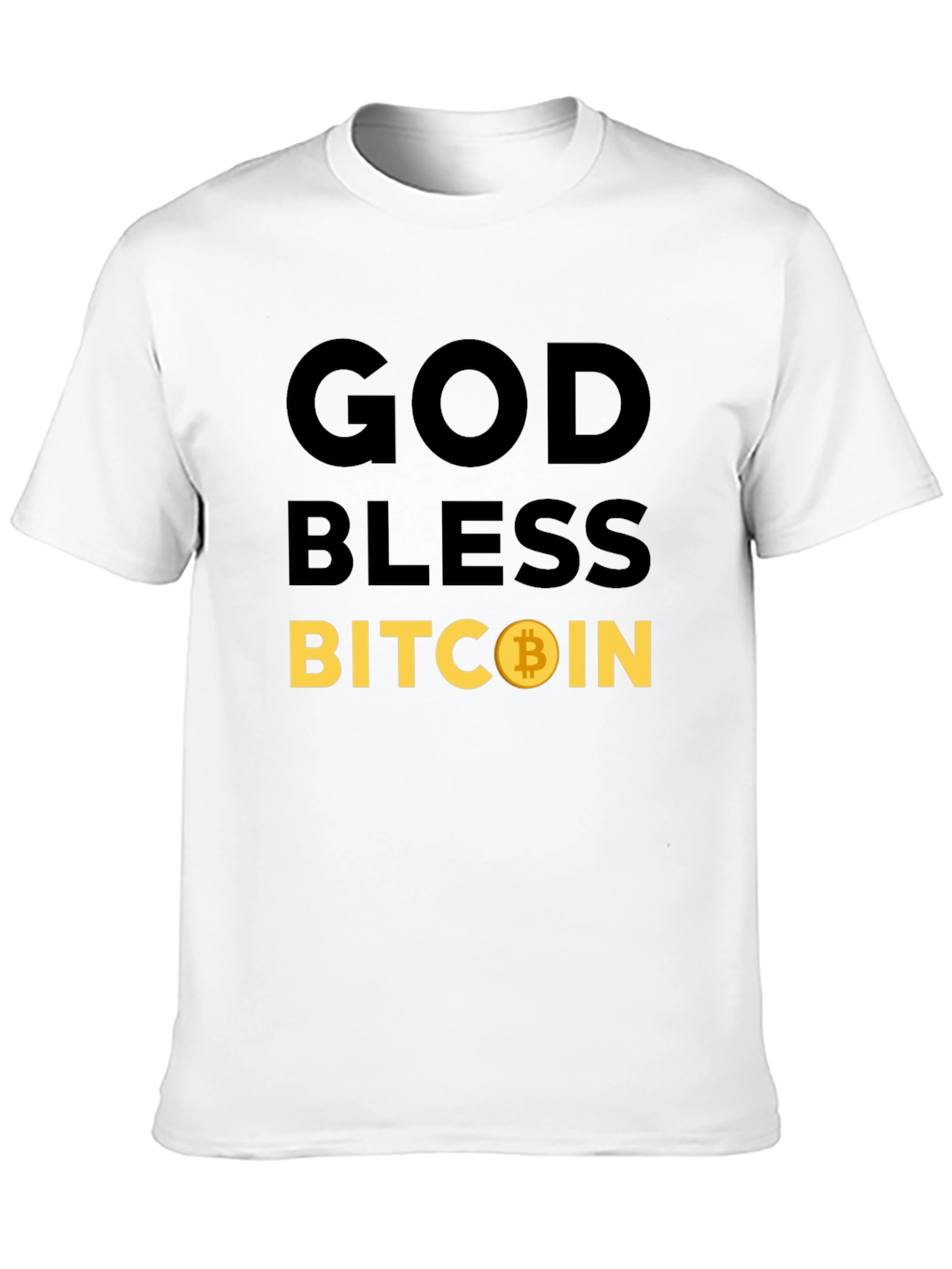 God Bless Bitcoin T-Shirt Crypto HODL Tee