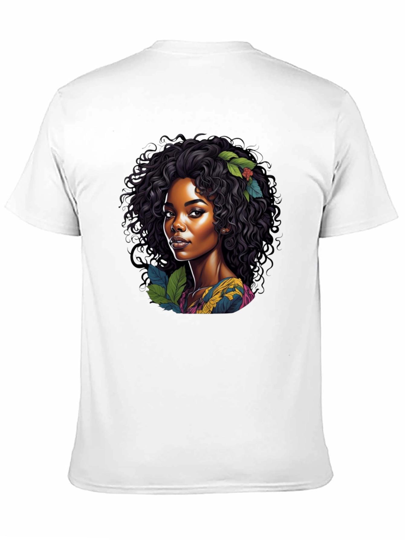 Botanical Beauty Graphic Tee - Black