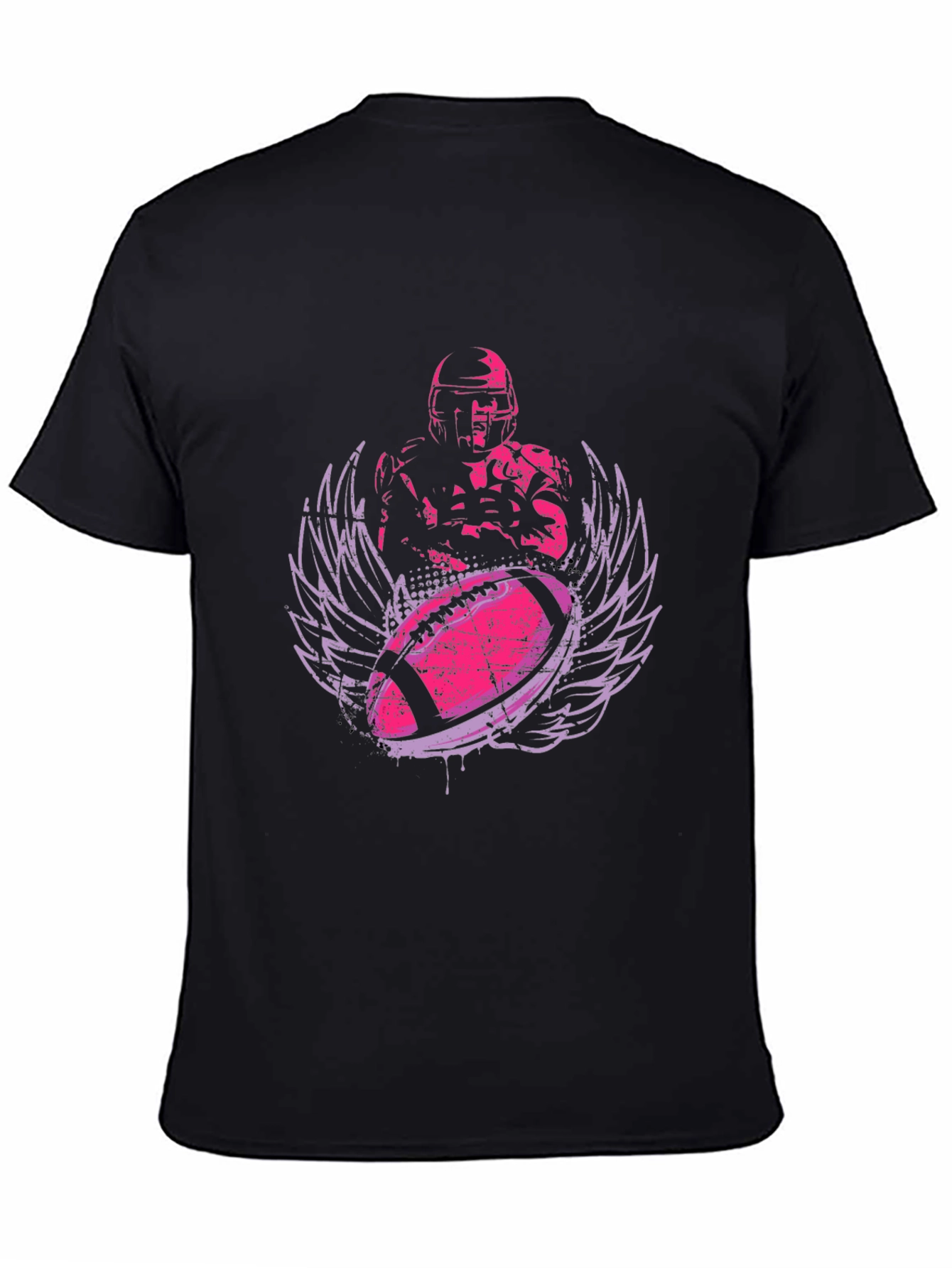 Football Player Graphic Tee - Stylish Sportswear
