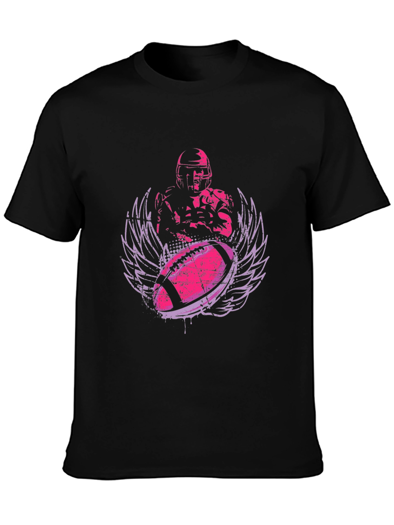 Football Player Graphic Tee - Stylish Sportswear