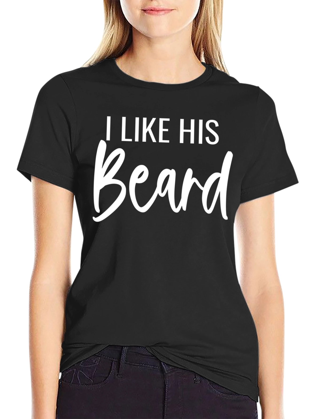 I Like His Beard Graphic T-Shirt