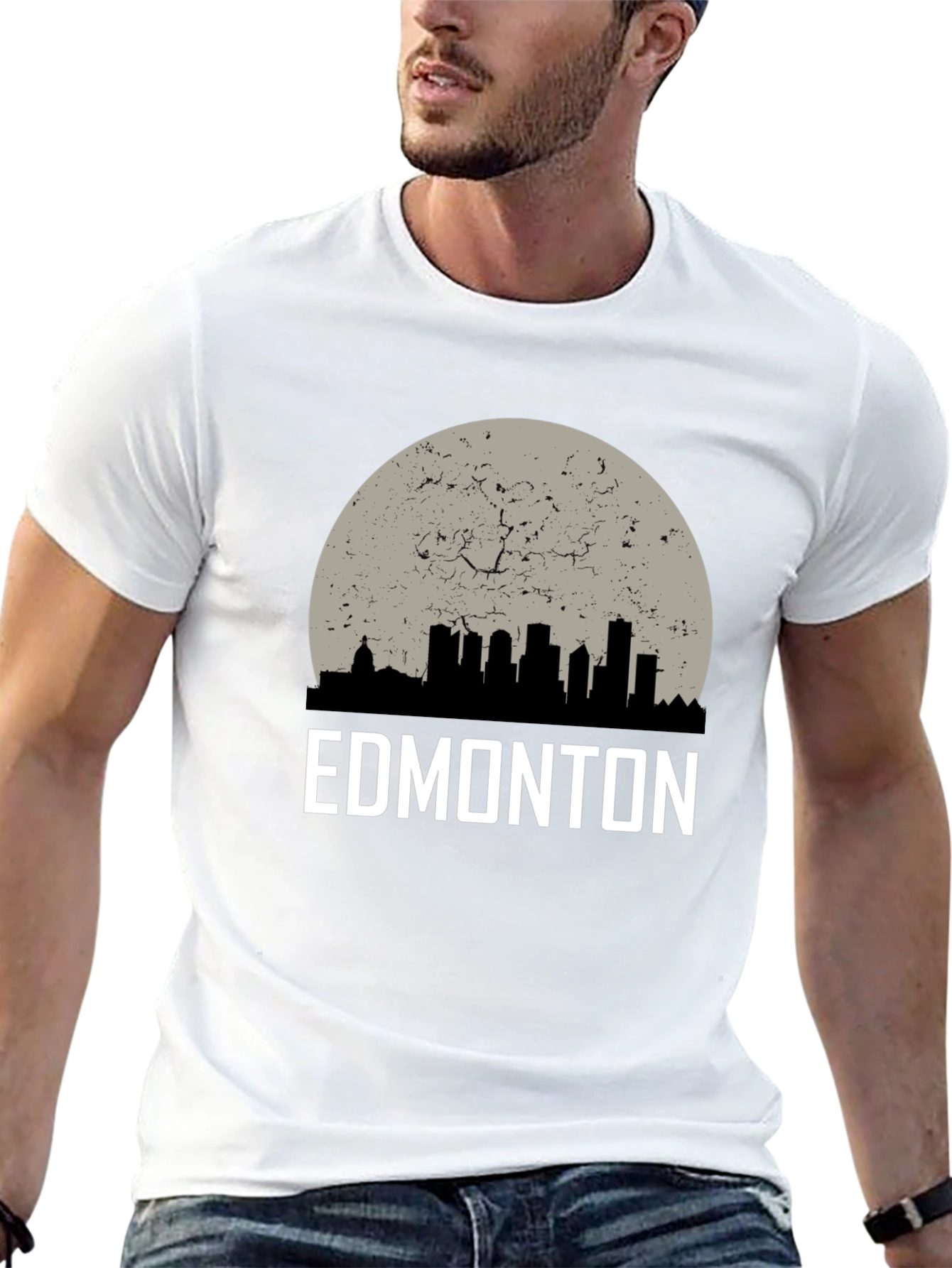 Edmonton Skyline Graphic T-Shirt