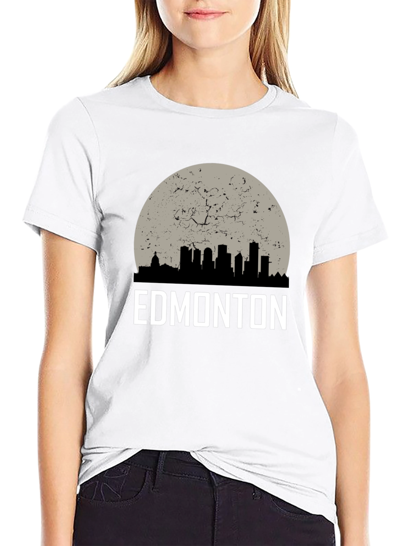 Edmonton Skyline Graphic T-Shirt