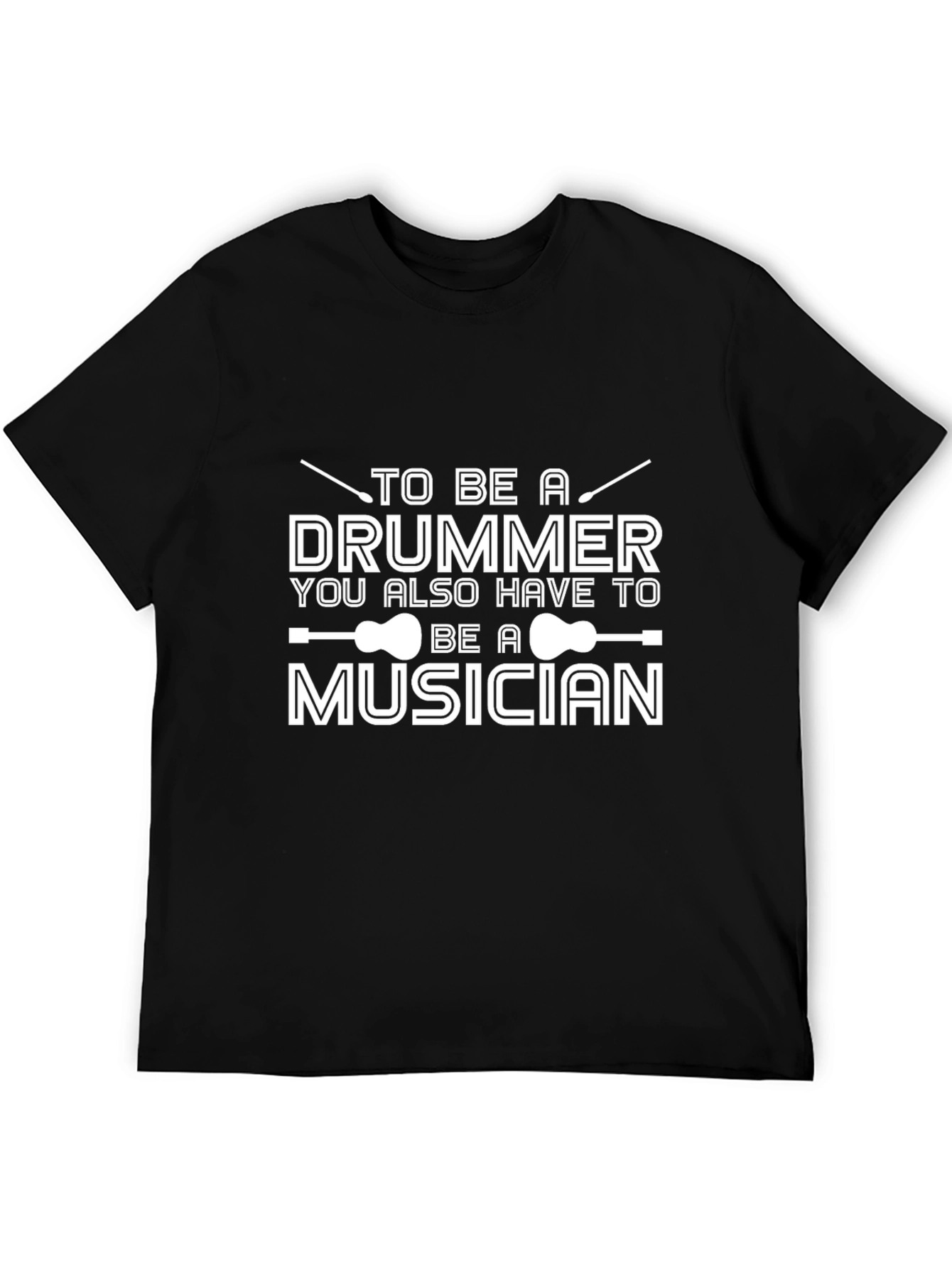 Drummer Musician Graphic T-Shirt