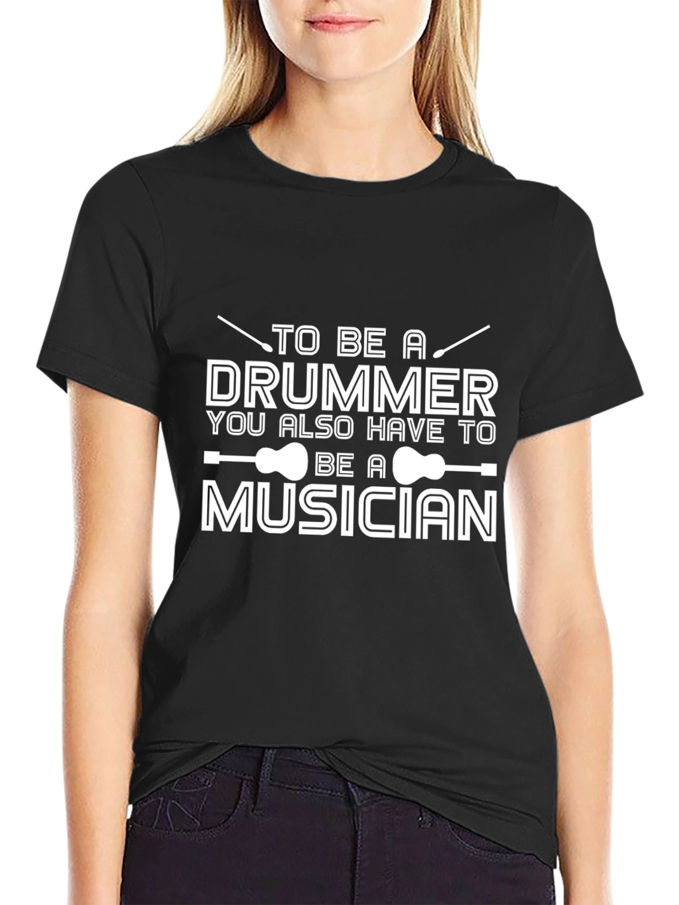 Drummer Musician Graphic T-Shirt