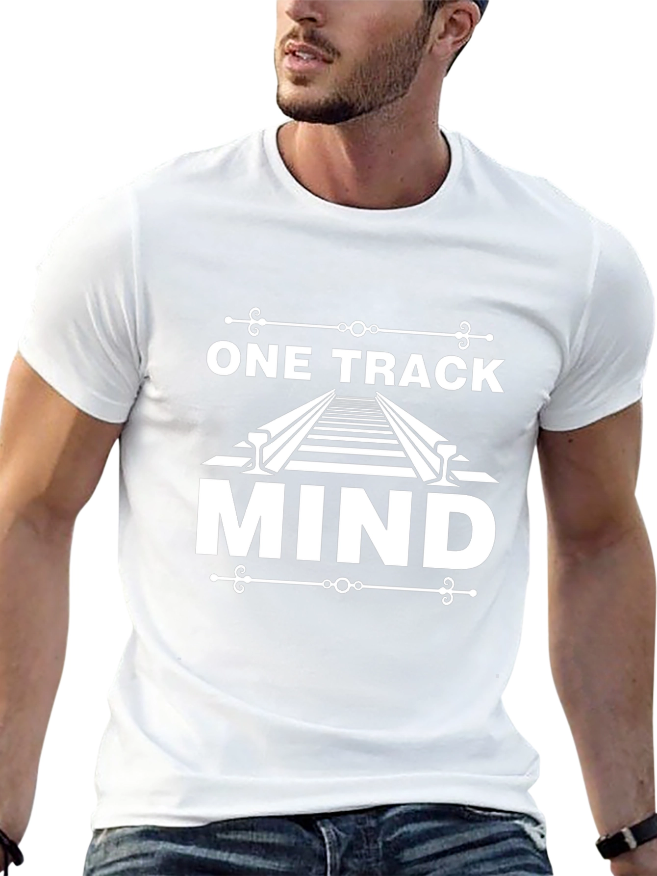 One Track Mind Graphic T-Shirt