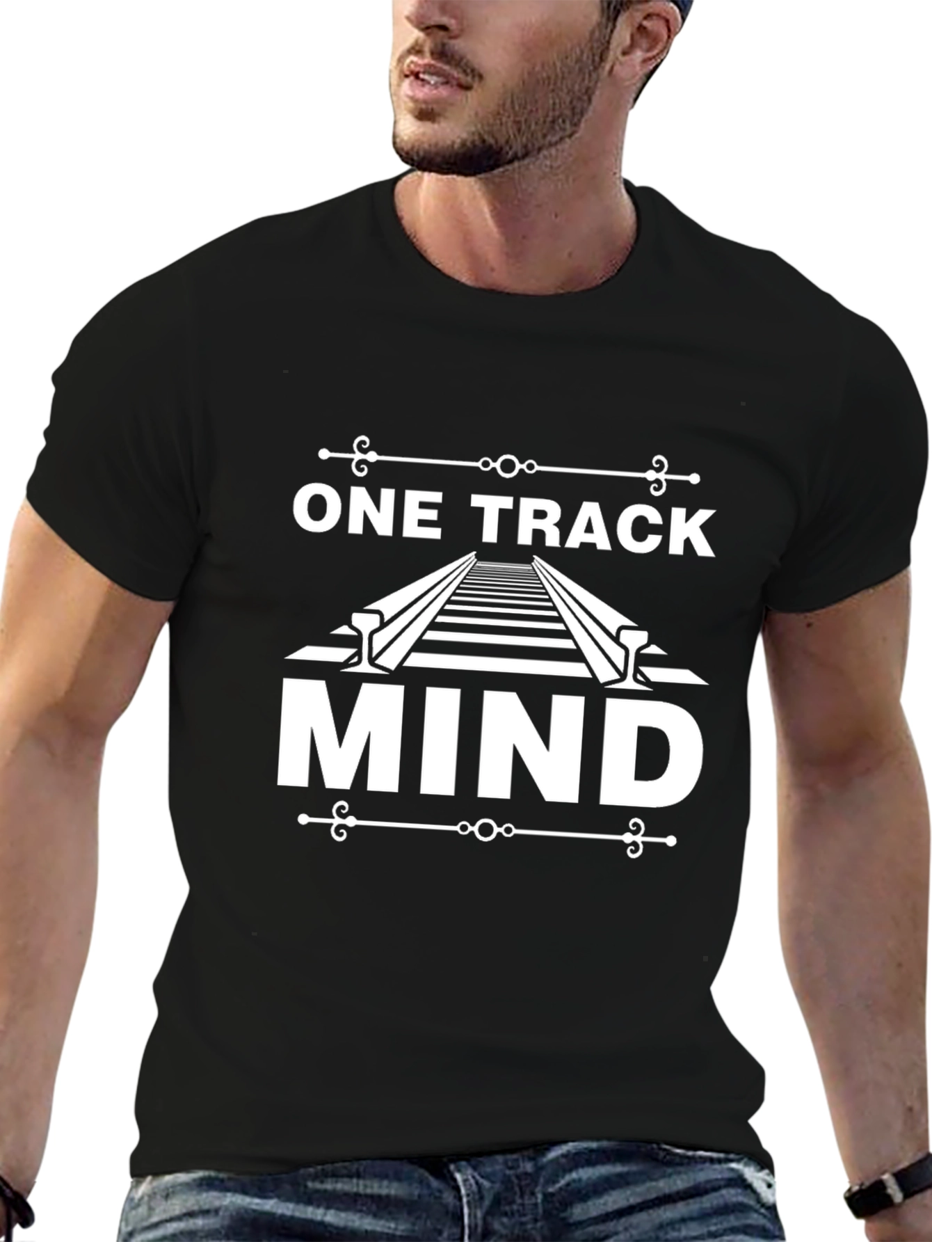 One Track Mind Graphic T-Shirt