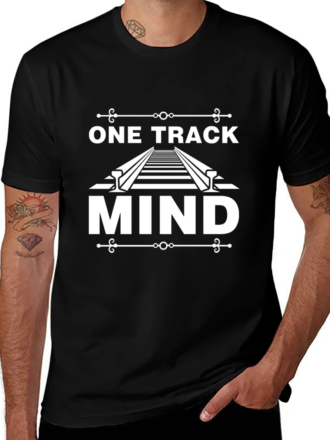 One Track Mind Graphic T-Shirt