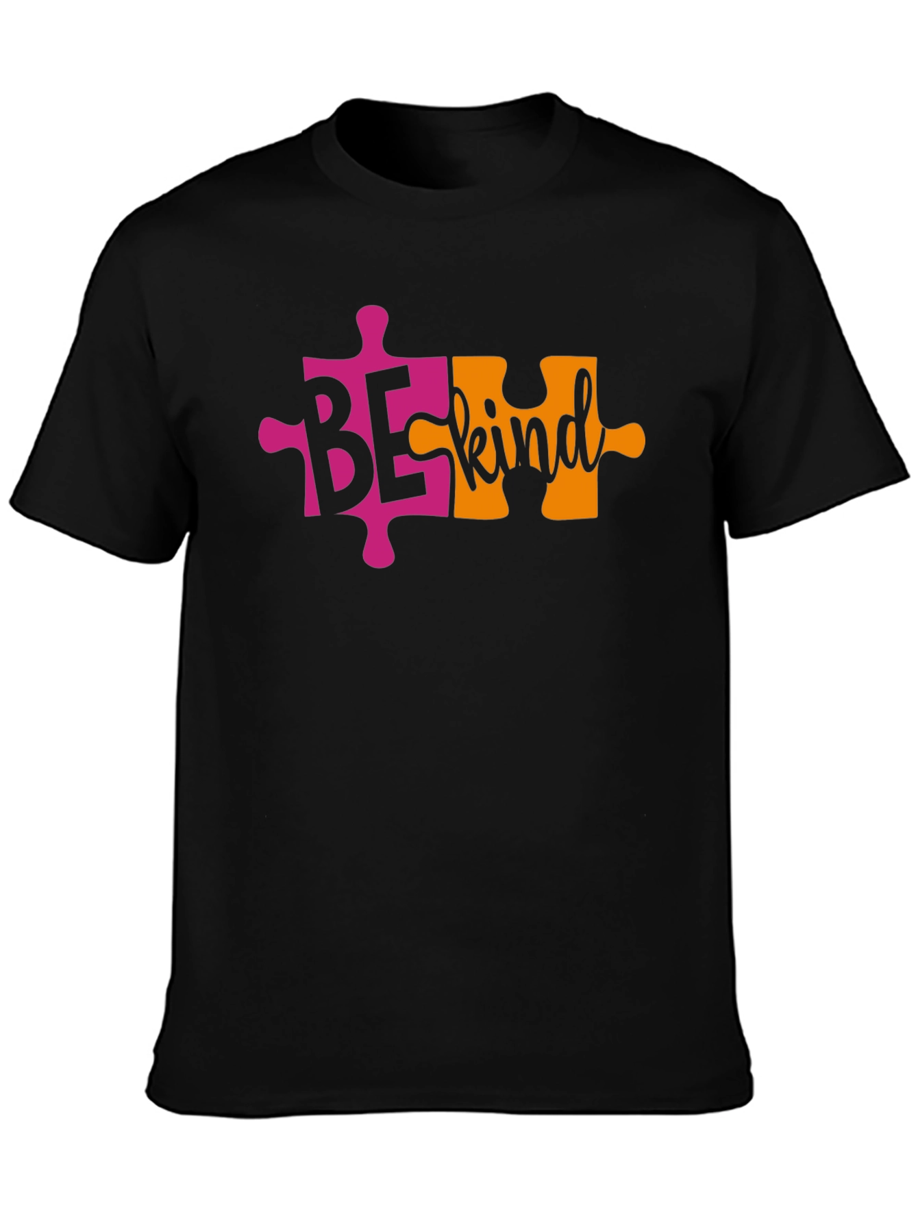 Be Kind Puzzle Piece T-Shirt - Autism Awareness