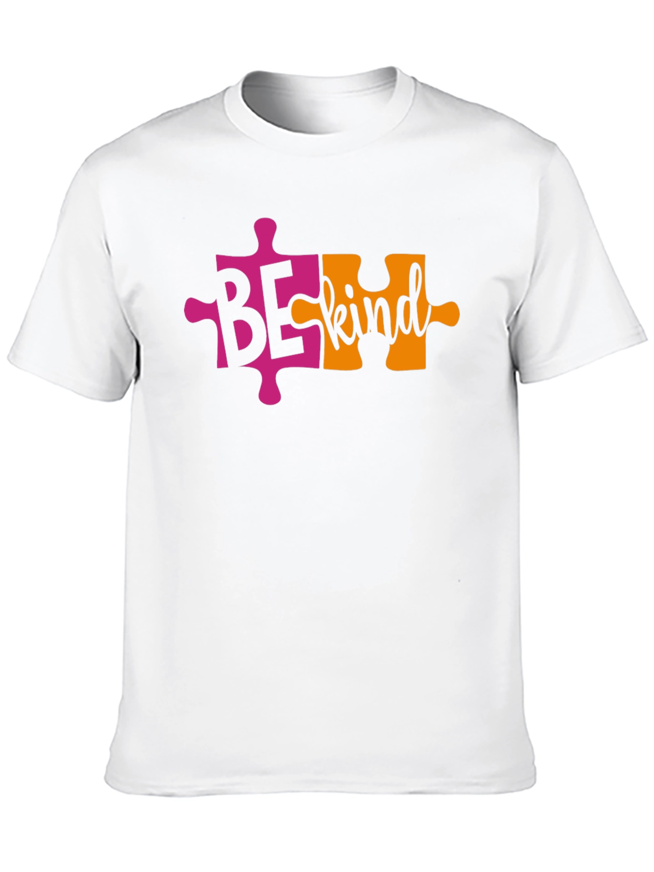 Be Kind Puzzle Piece T-Shirt - Autism Awareness