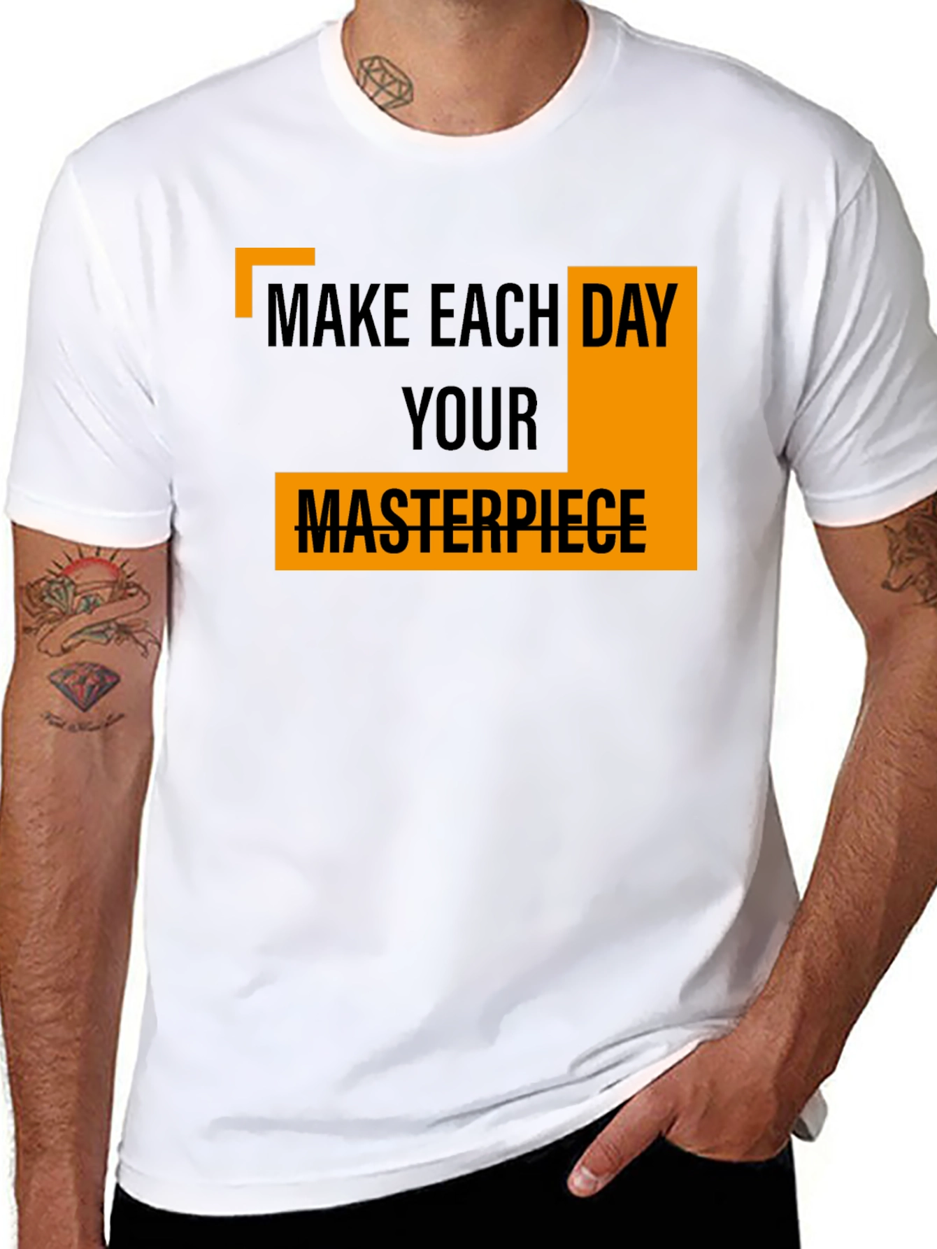 Inspirational Graphic Tee: Masterpiece Design