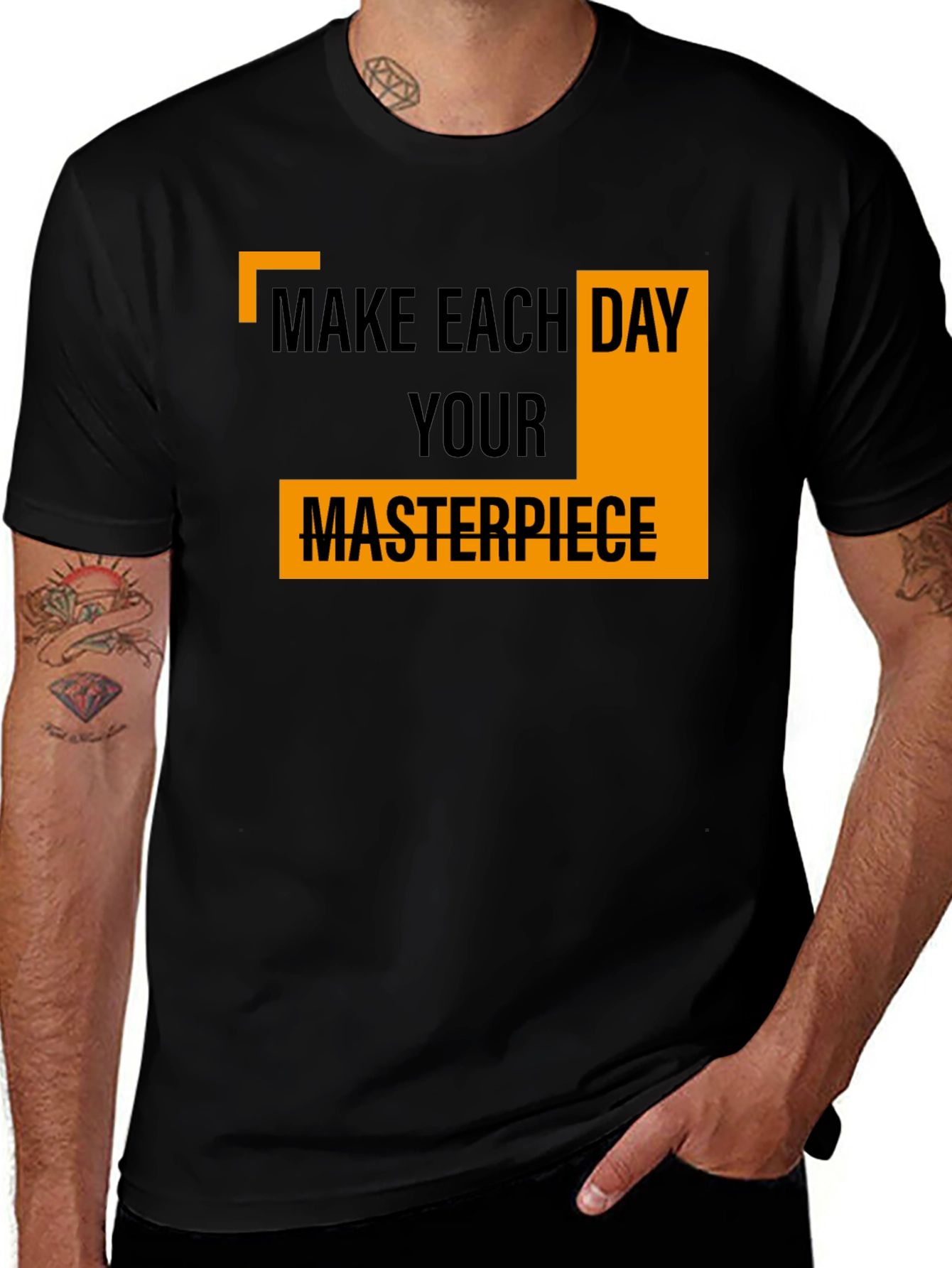Inspirational Graphic Tee: Masterpiece Design