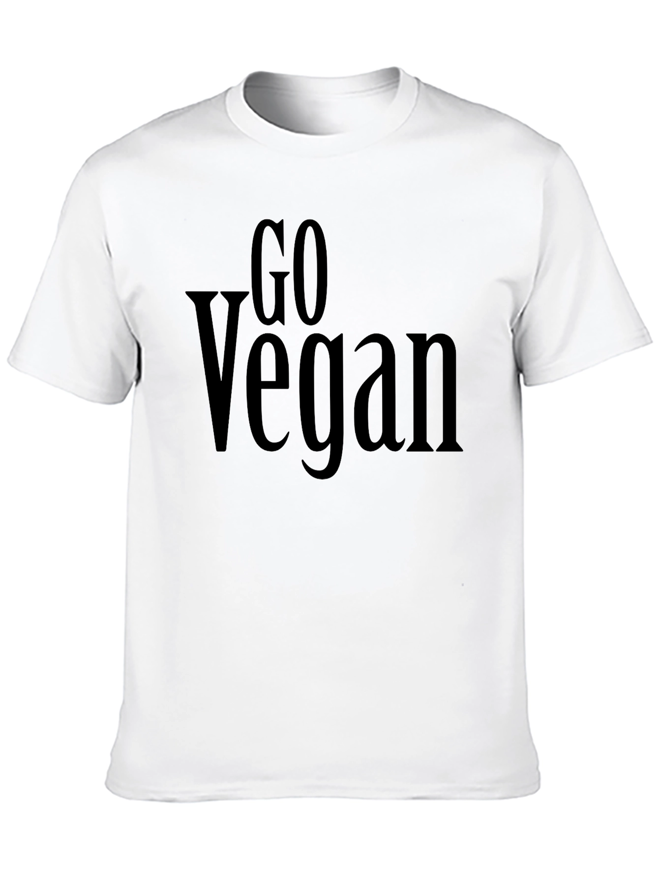 Go Vegan T-Shirt - Black