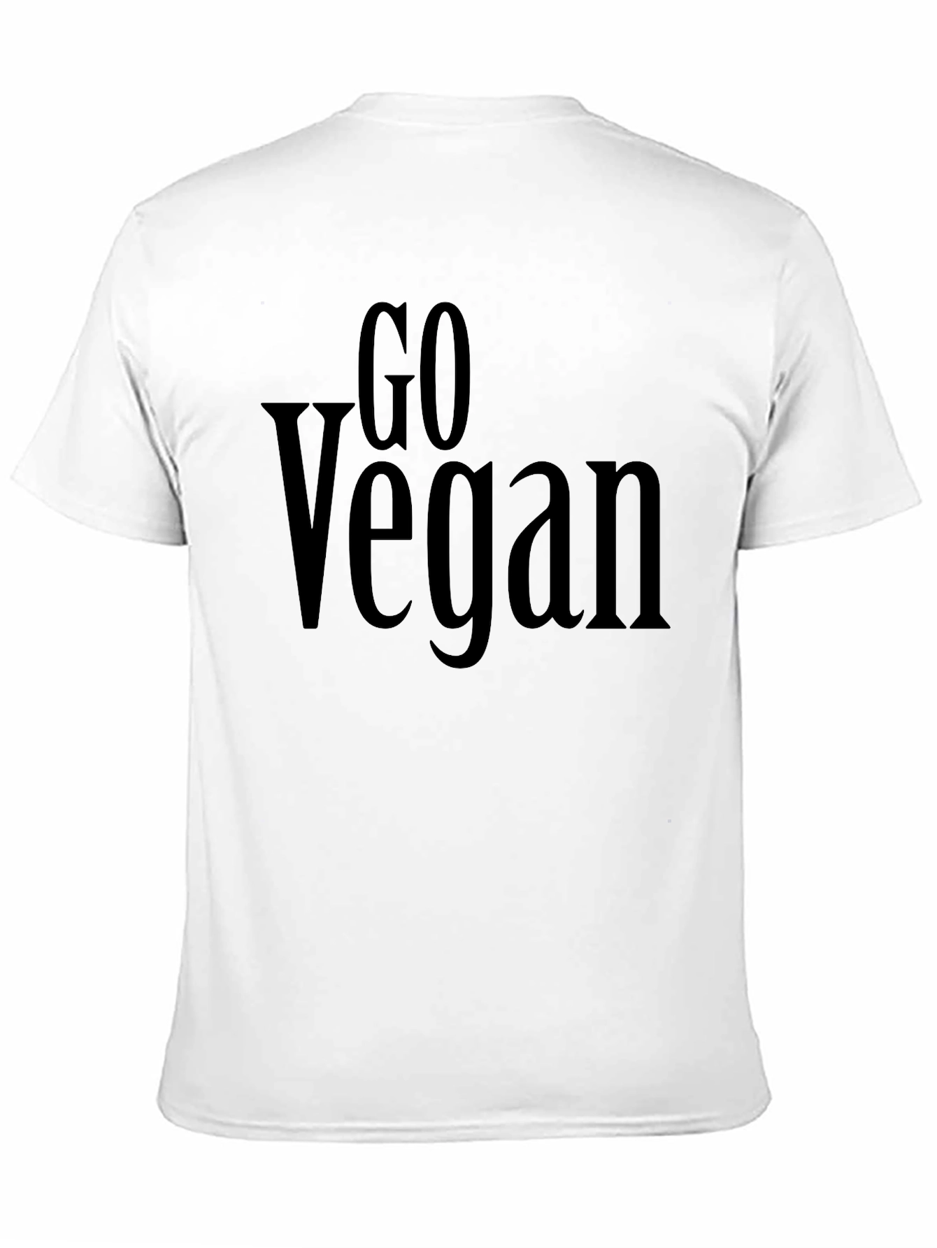 Go Vegan T-Shirt - Black
