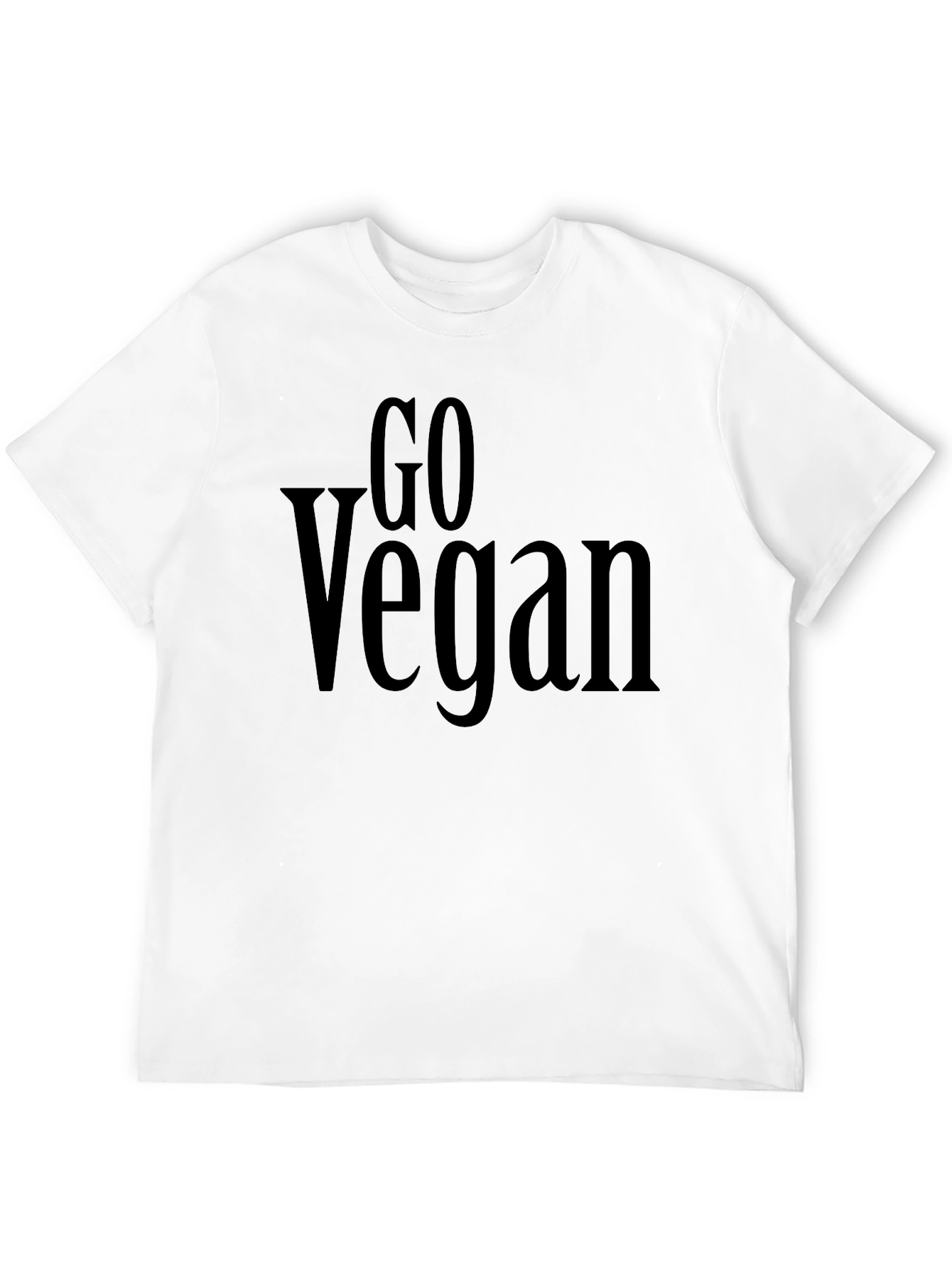 Go Vegan T-Shirt - Black