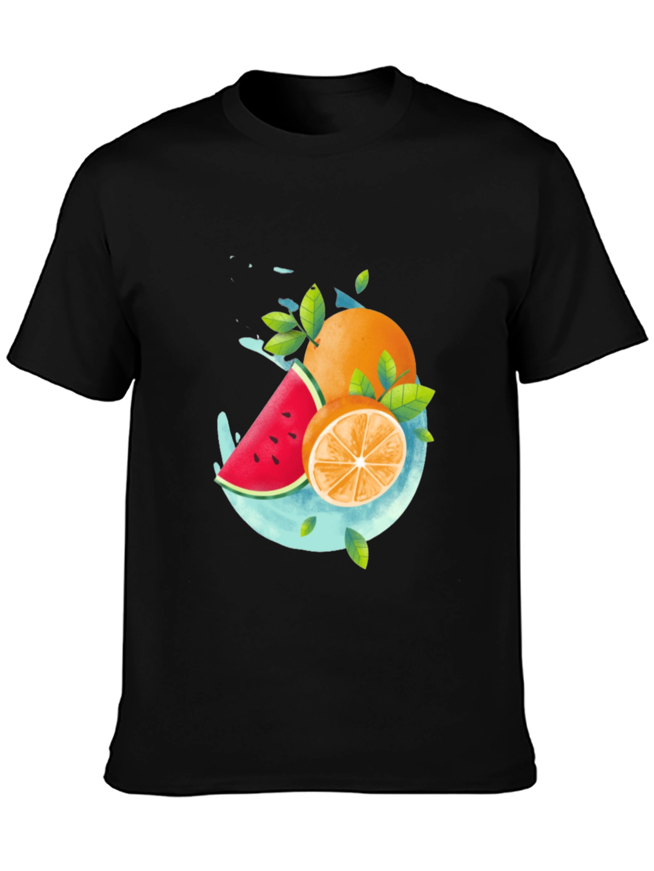 Fruit Splash Graphic T-Shirt - Stylish Summer Apparel