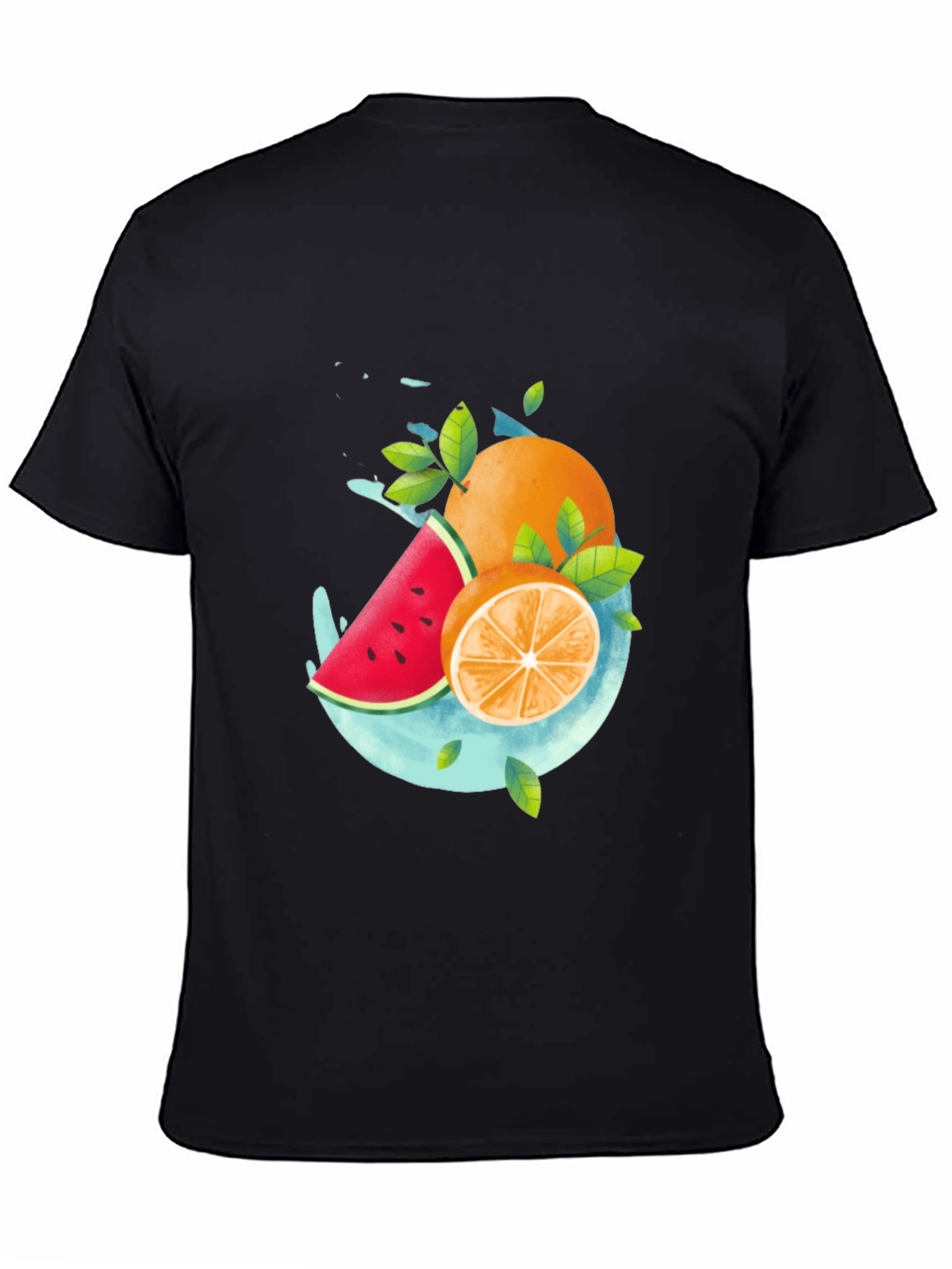 Fruit Splash Graphic T-Shirt - Stylish Summer Apparel