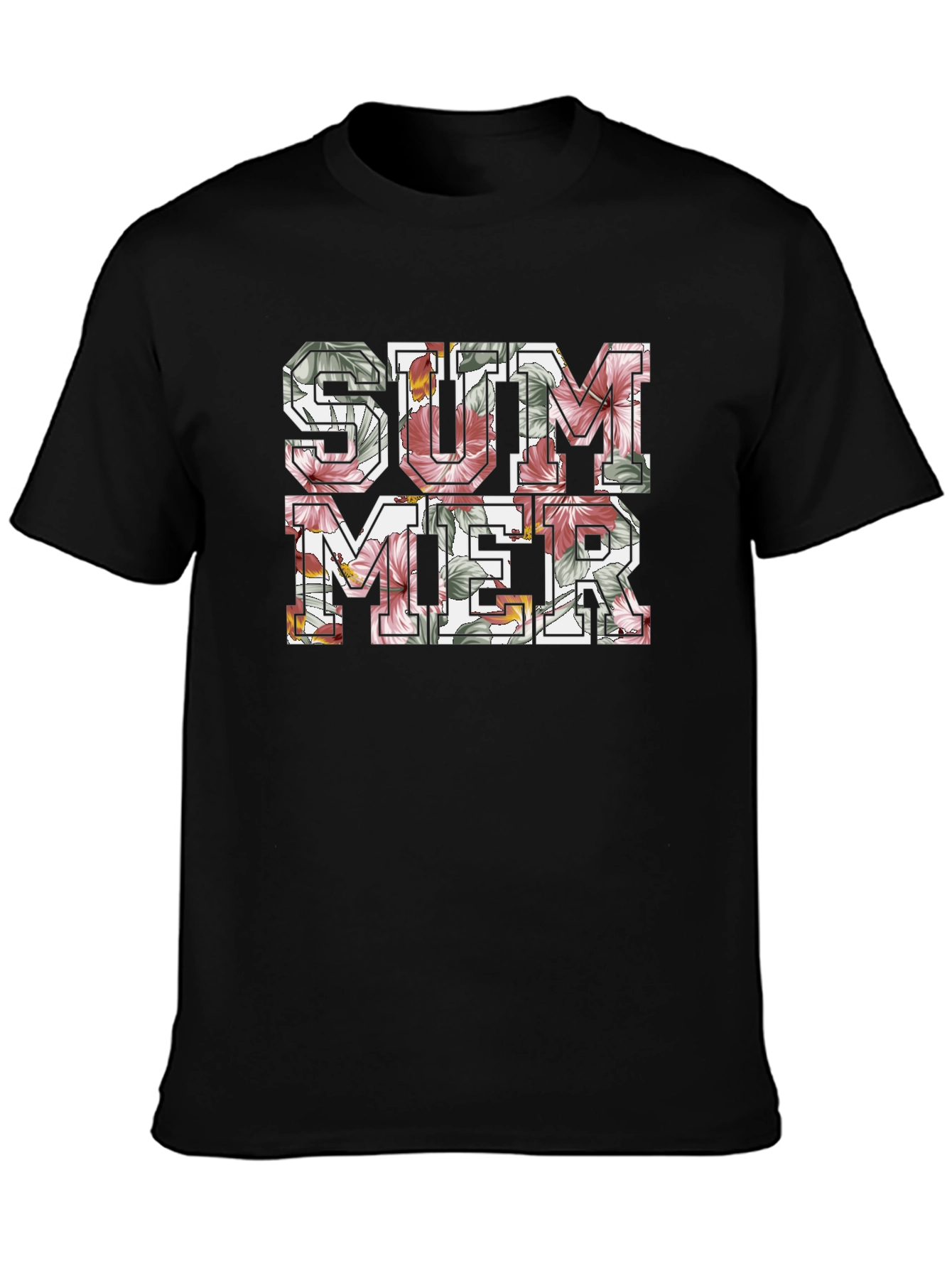 Floral Summer T-Shirt - Stylish Graphic Tee